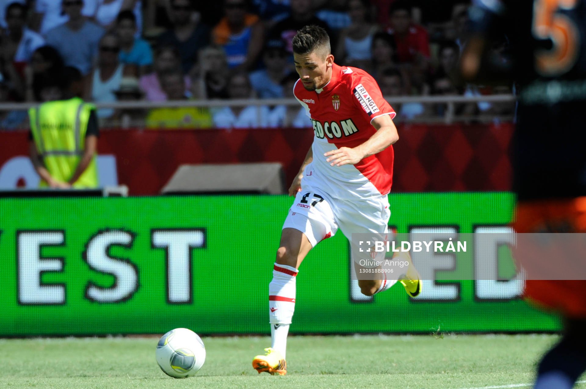  Fotboll, Franska ligan, Monaco - Montpellier: Yannick Carrasco - 18.08.2013 - Monaco / Montpellier - 2eme journee de Ligue 1 -
