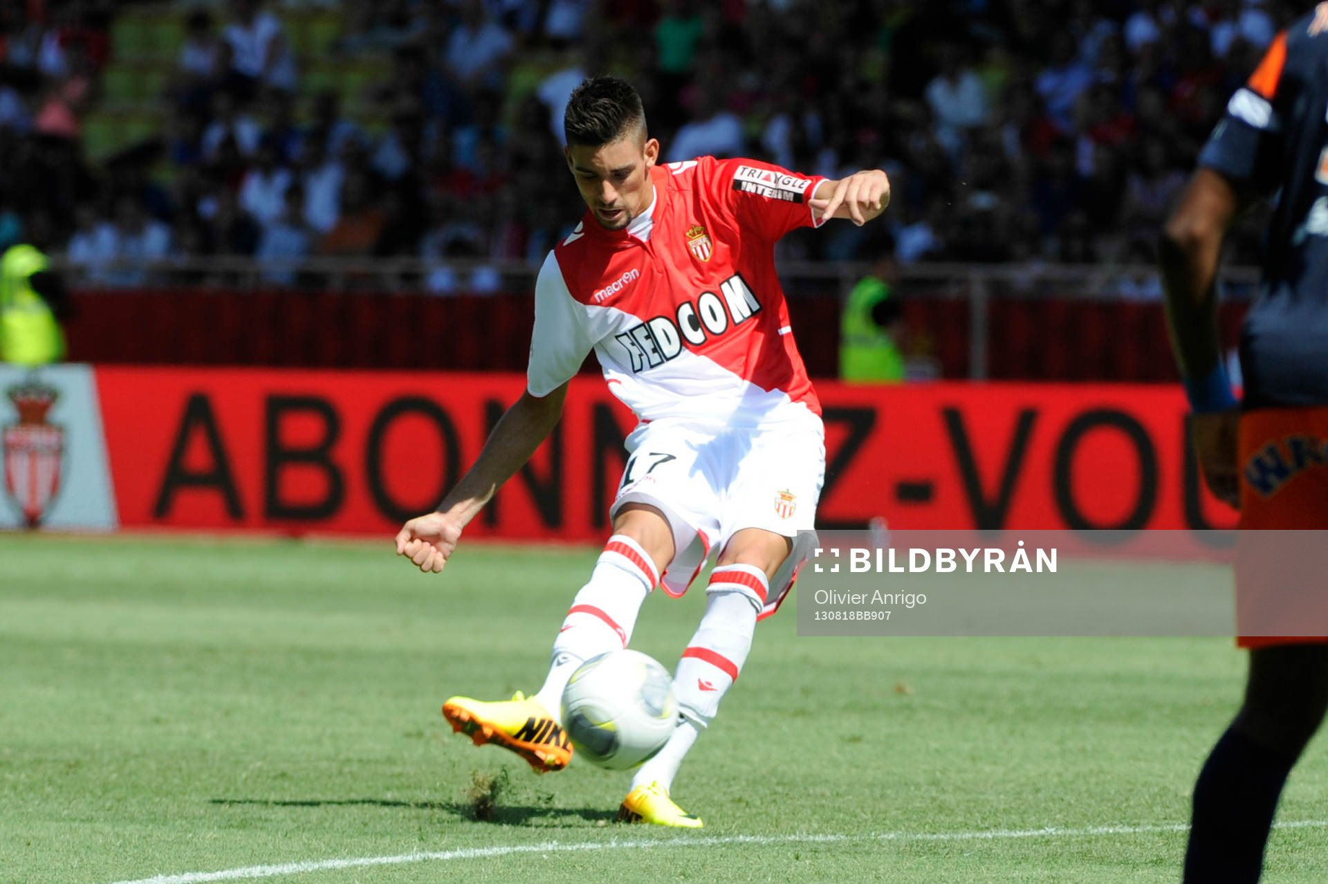  Fotboll, Franska ligan, Monaco - Montpellier: Yannick Carrasco - 18.08.2013 - Monaco / Montpellier - 2eme journee de Ligue 1 -
