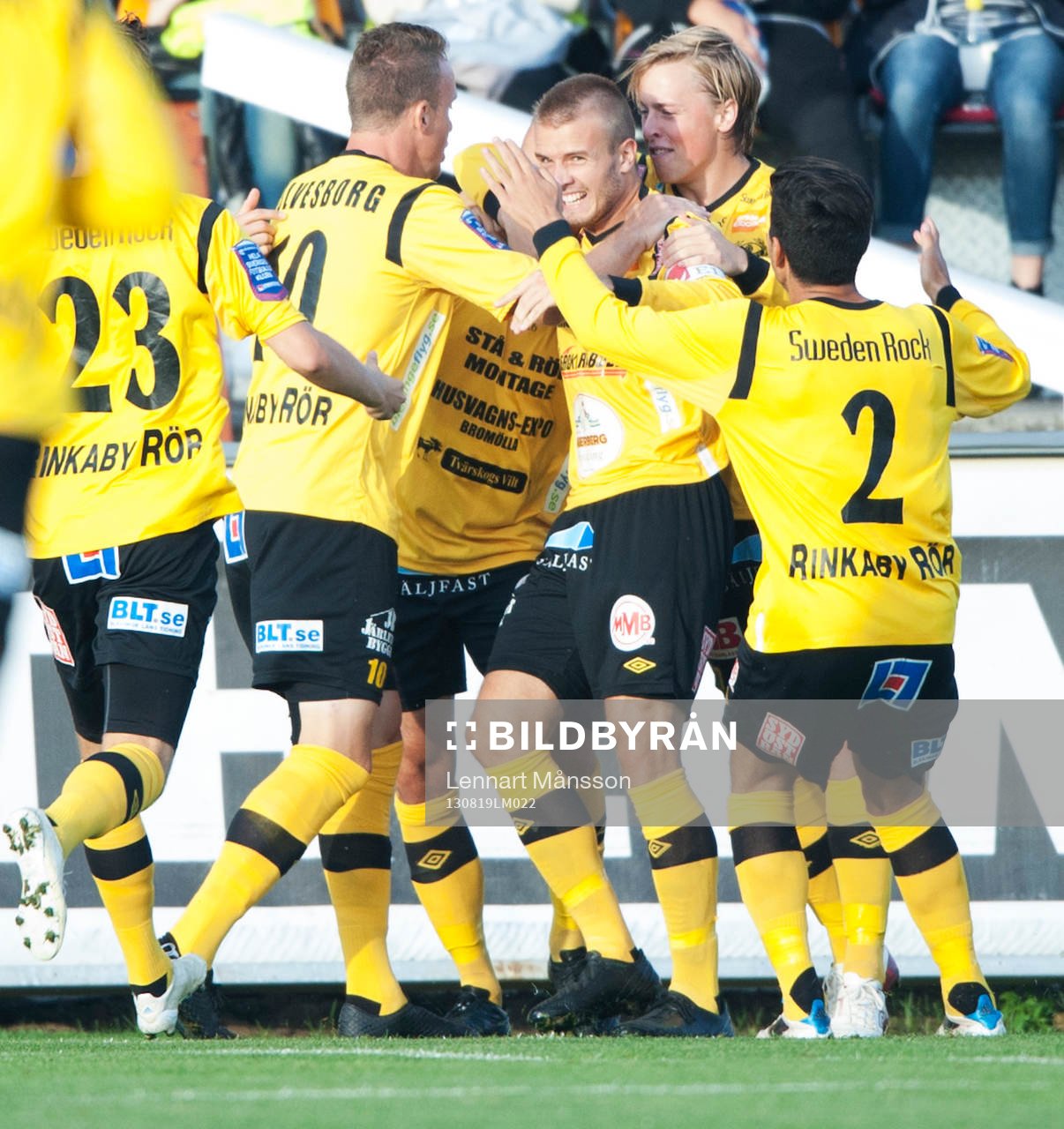1-0 Pär Ericsson, Mjällby, i