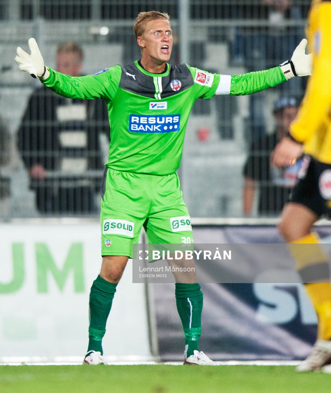 Pär Hansson, Helsingborg, deppar  i