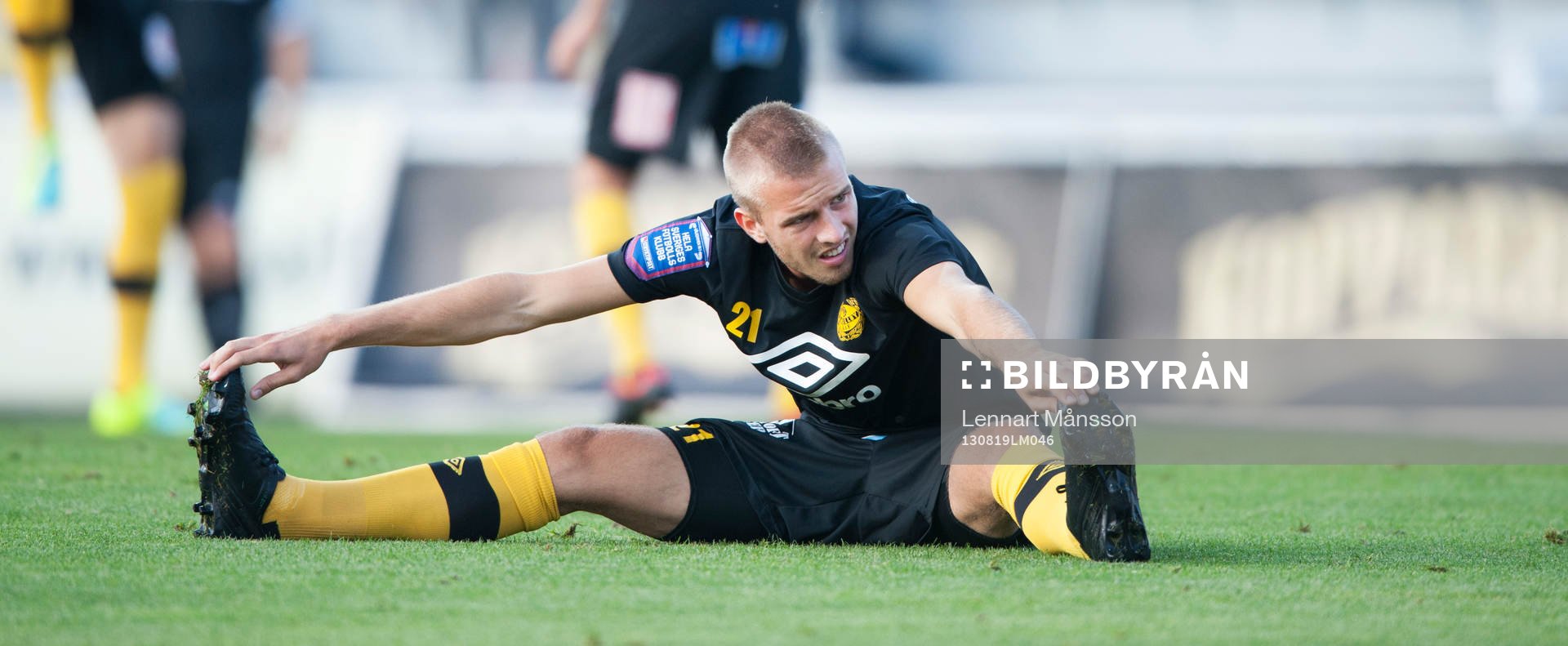 Simon Nilsson, Mjällby, streching