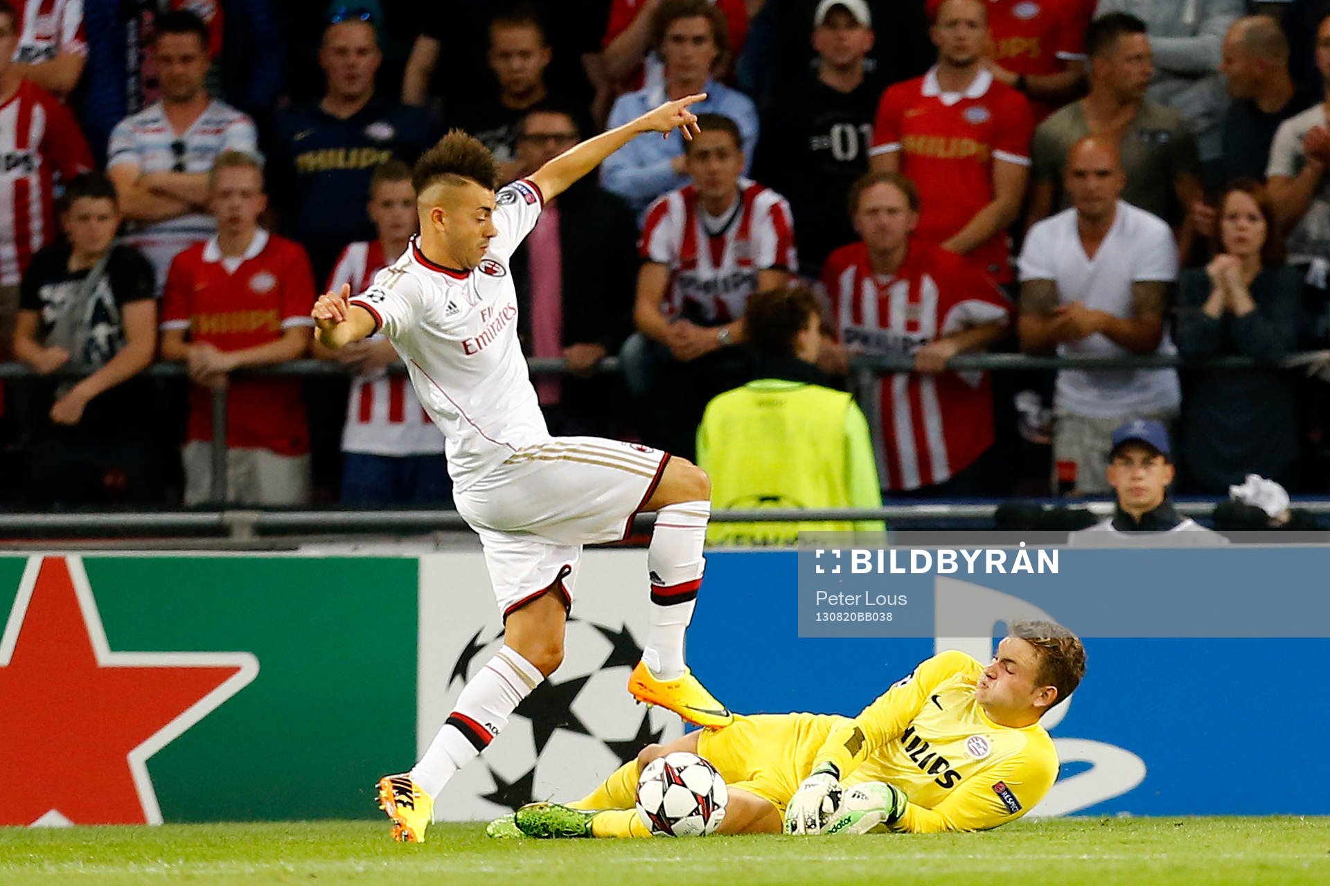 Fotboll, Kval till Champions League, PSV Eindhoven – AC