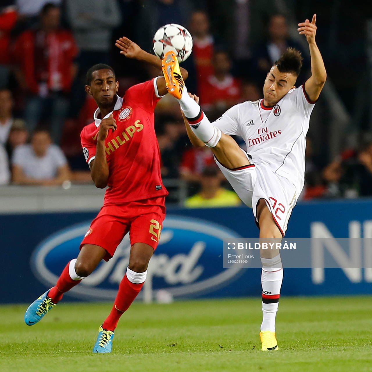 Fotboll, Kval till Champions League, PSV Eindhoven – AC