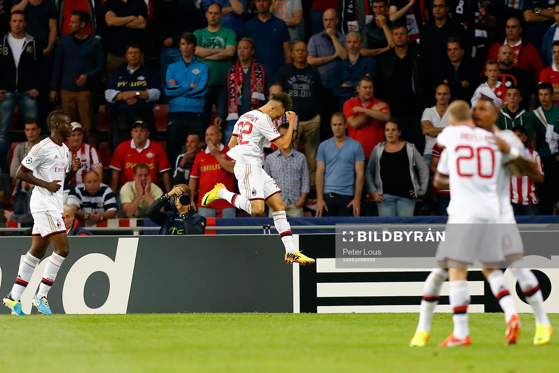 Fotboll, Kval till Champions League, PSV Eindhoven – AC