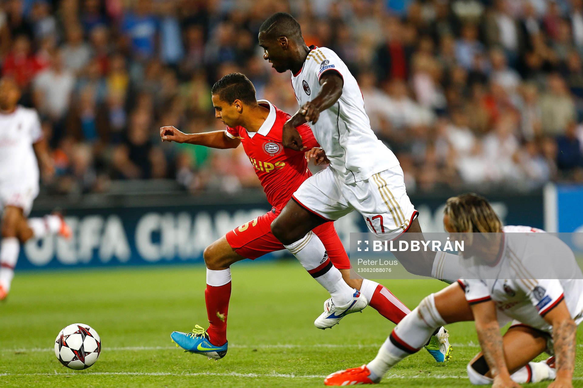 Fotboll, Kval till Champions League, PSV Eindhoven – AC