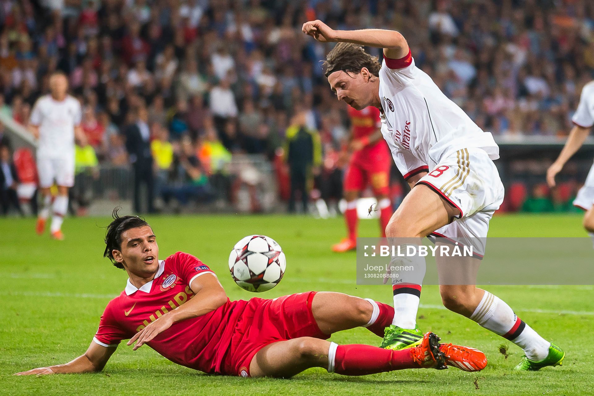 Fotboll, Kval till Champions League, PSV Eindhoven – AC