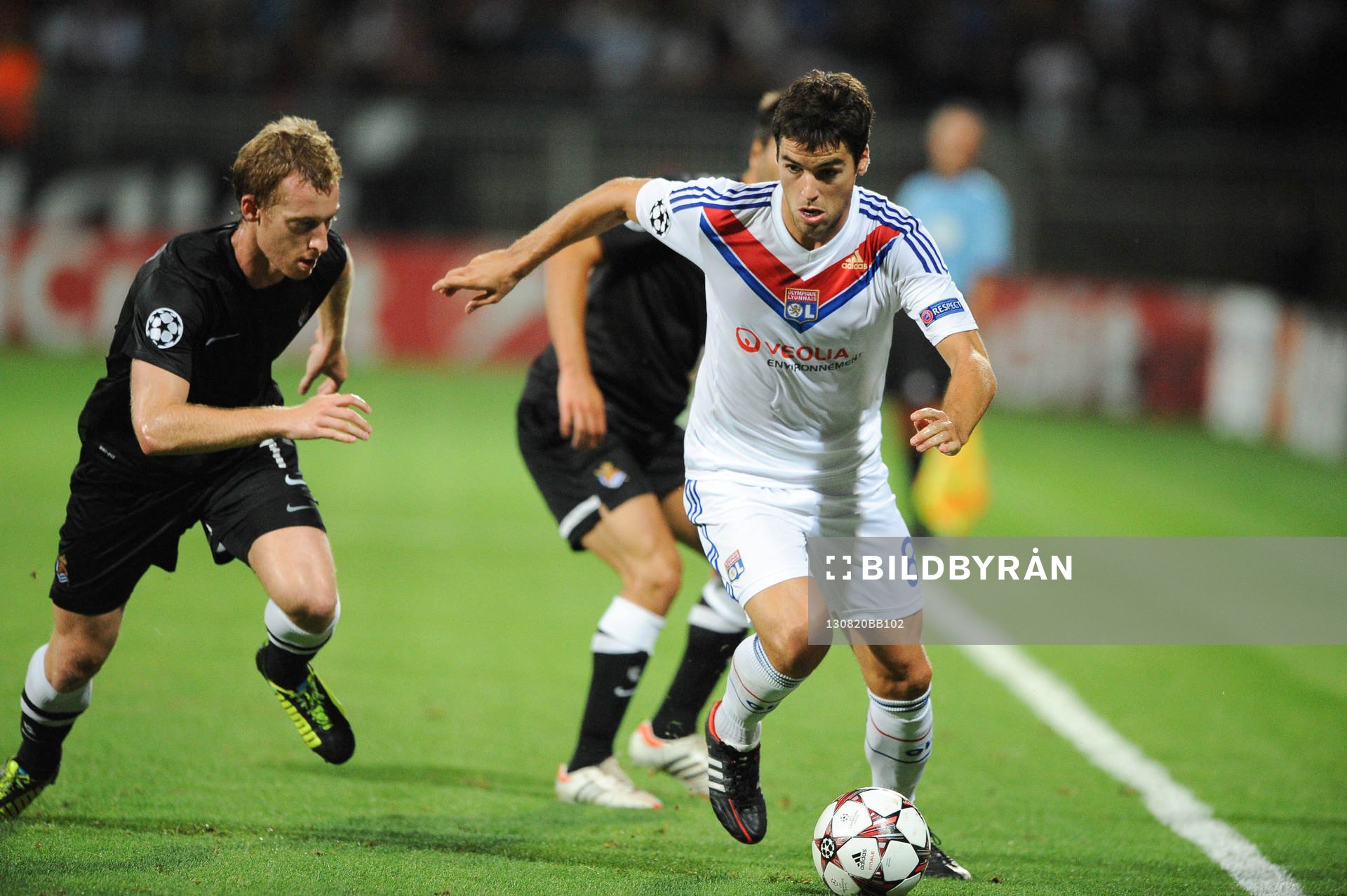 Fotboll, Kval till Champions League, Olympique Lyon - Real