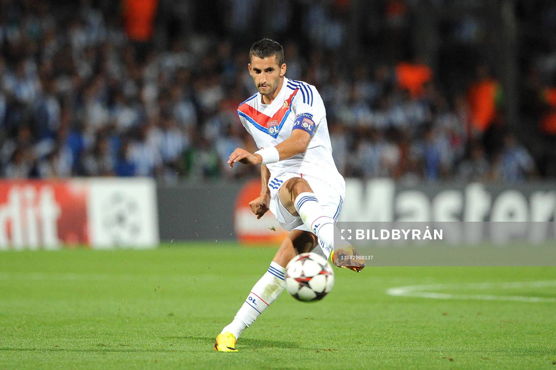 Fotboll, Kval till Champions League, Olympique Lyon - Real Sociedad: Maxime GONALONS - 20.08.2013 - Lyon / Real Sociedad - Ligue des Champions Play Off