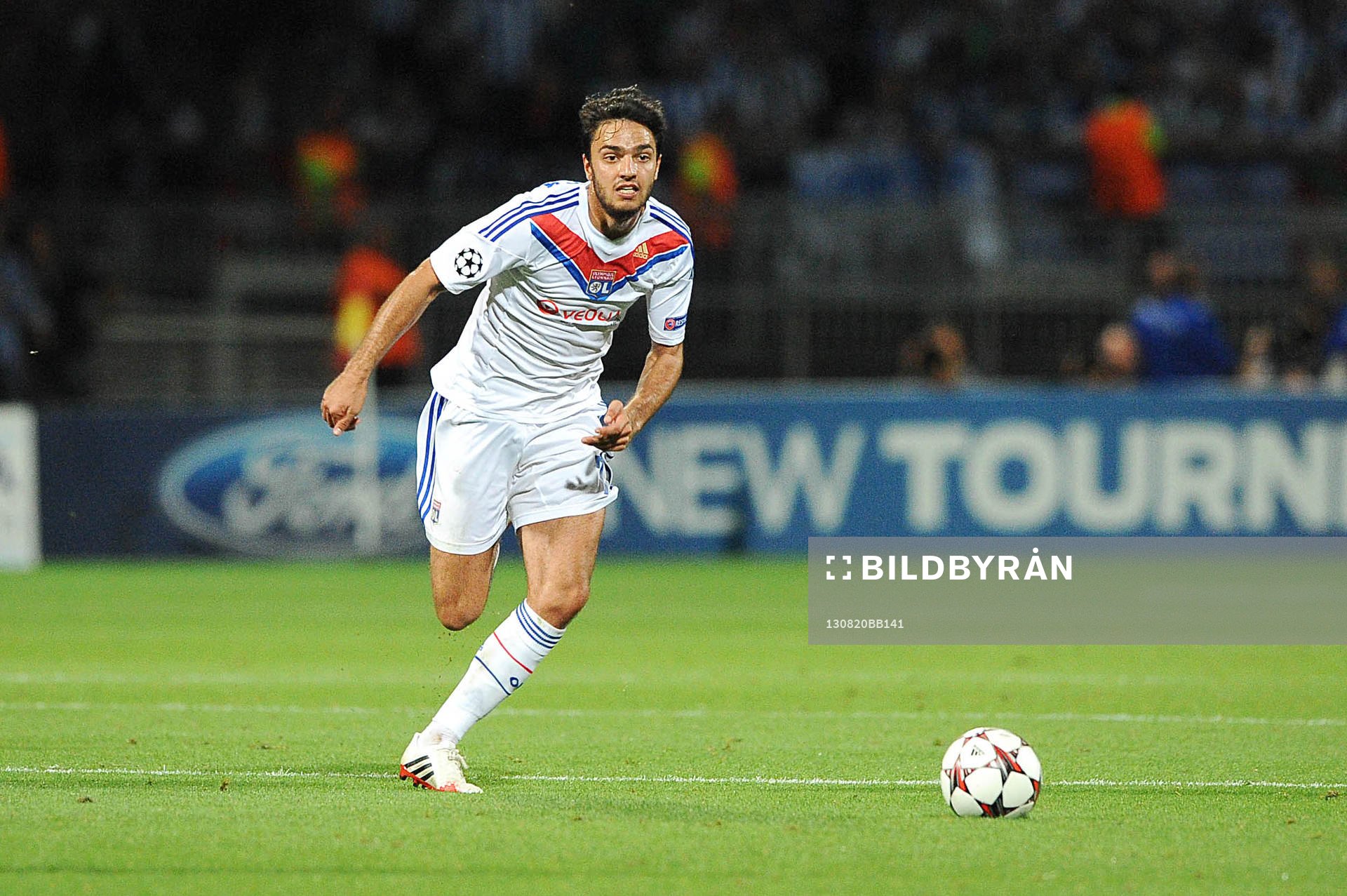 Fotboll, Kval till Champions League, Olympique Lyon - Real Sociedad: Clement GRENIER - 20.08.2013 - Lyon / Real Sociedad - Ligue des Champions Play Off