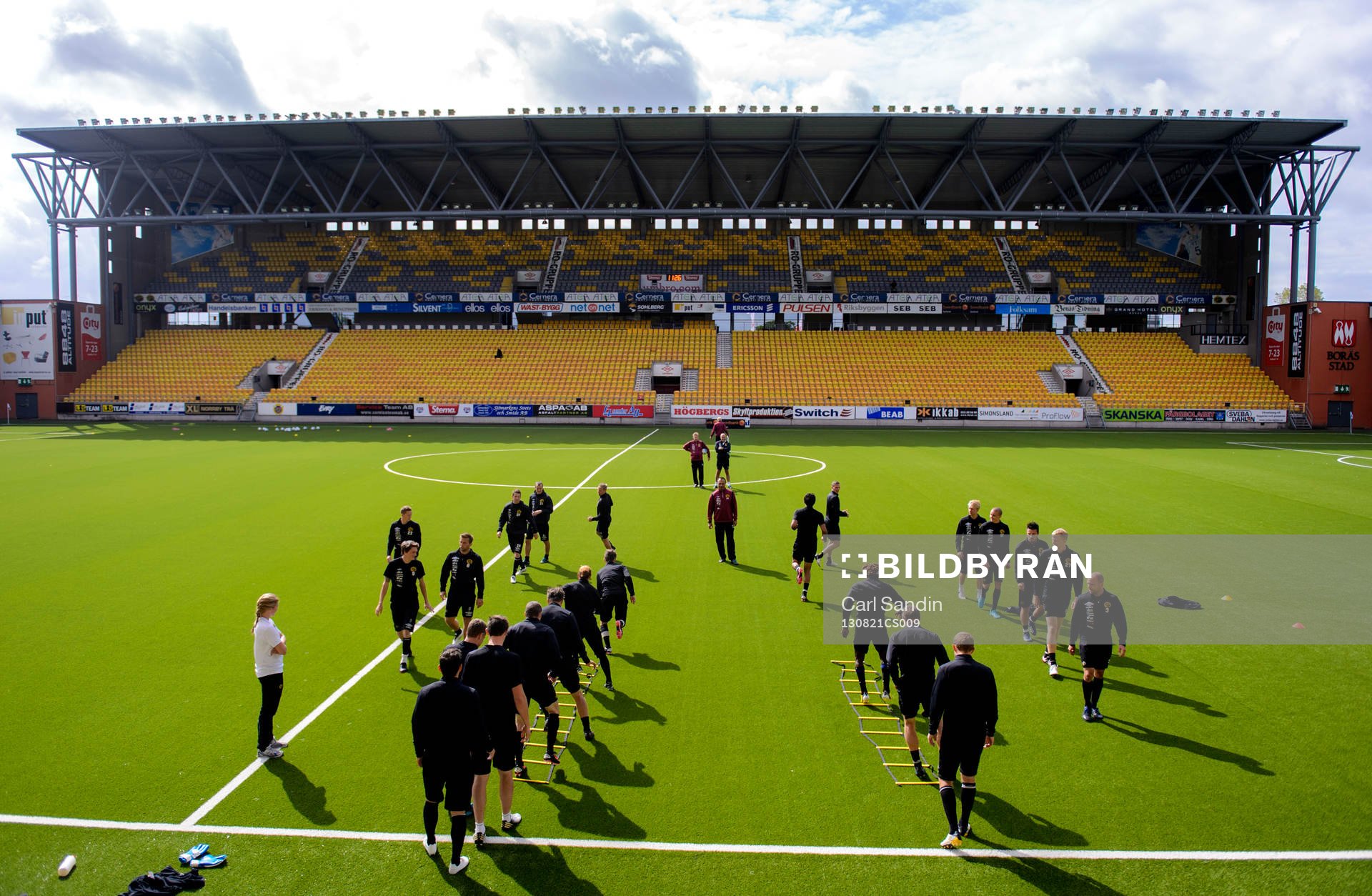 Elfsborgs lag värmer upp på Borås Arena