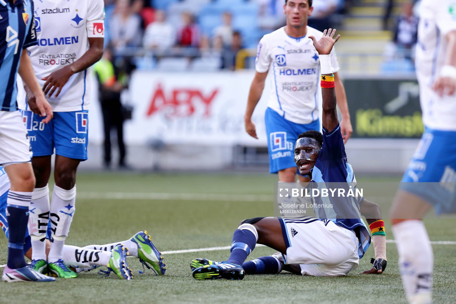 Djurgårdens Daniel Amartey i fotbollsmatchen mellan