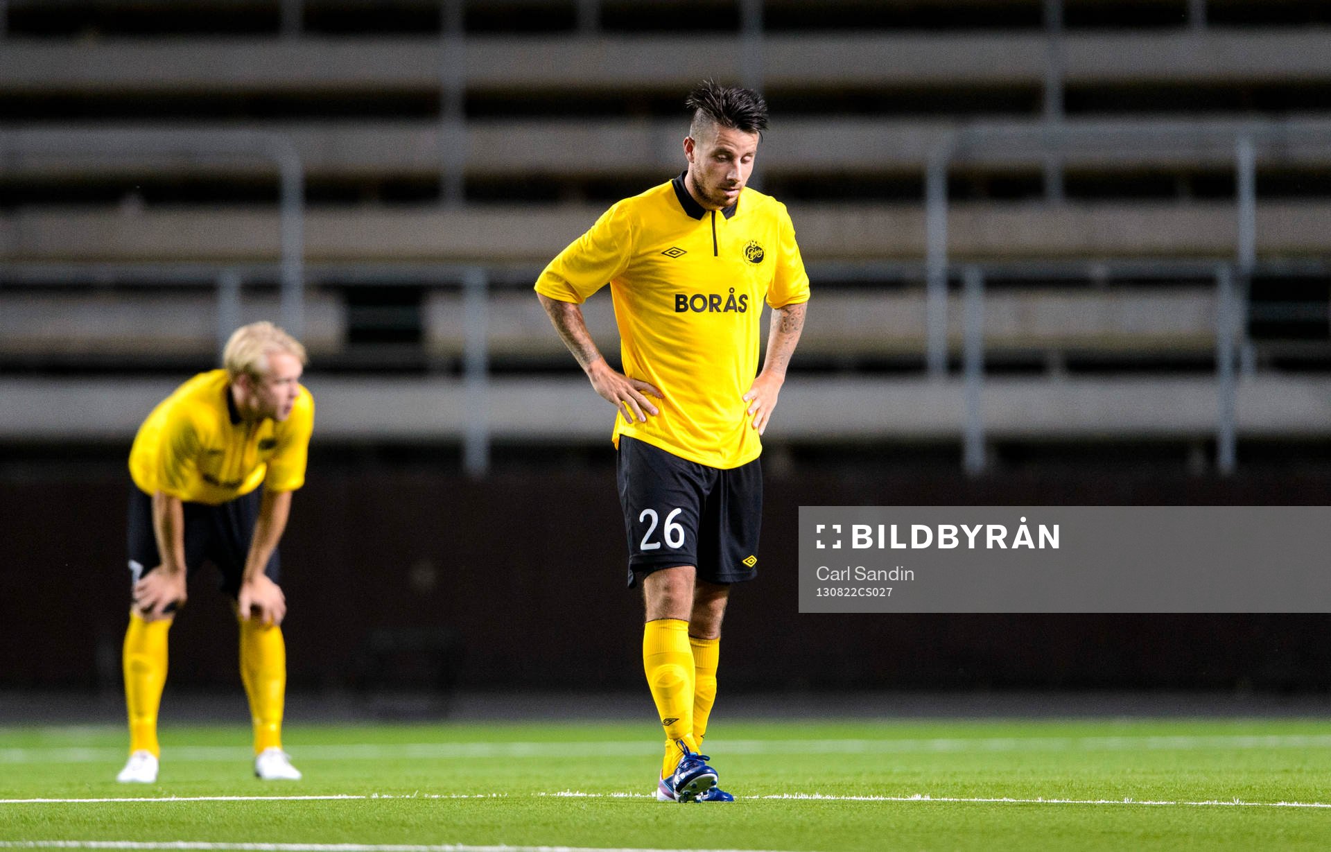Elfsborgs Johan Larsson och Mikkel Beckmann deppar