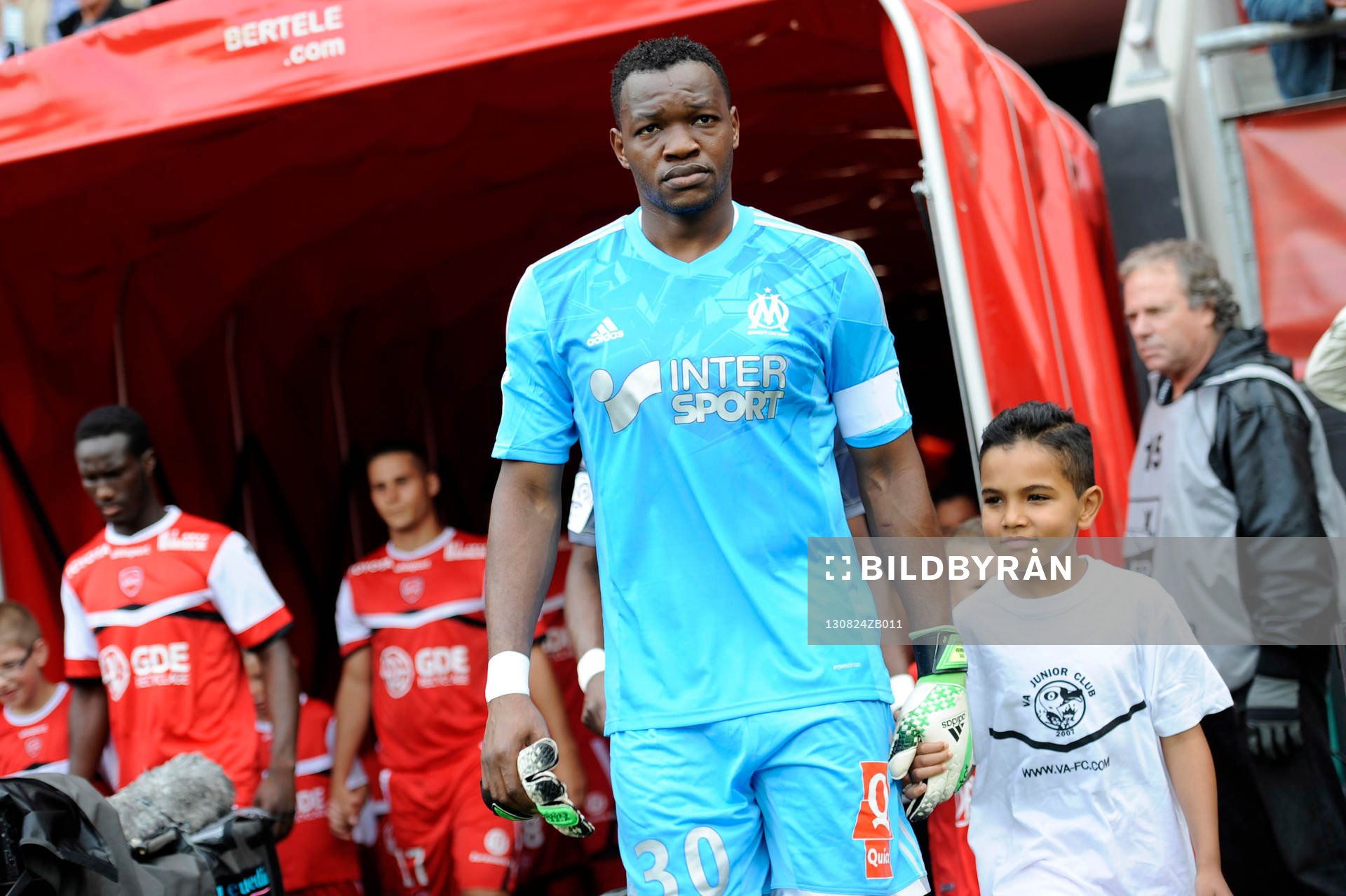 Fotboll, Lique 1, Valenciennes - Marseille: Steve MANDANDA - 24.08.2013 - Valenciennes / Marseille - 3eme Journee de Ligue 1
