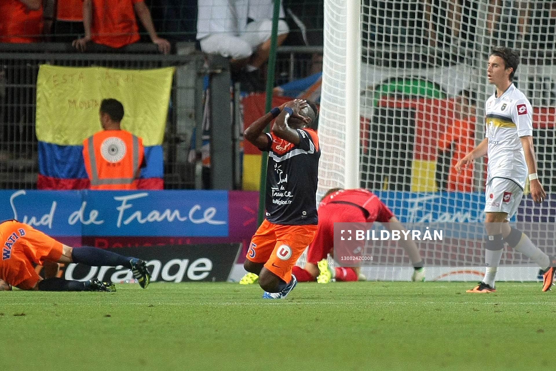 Joie SIAKA TIENE - 24.08.2013 - Montpellier / Sochaux -