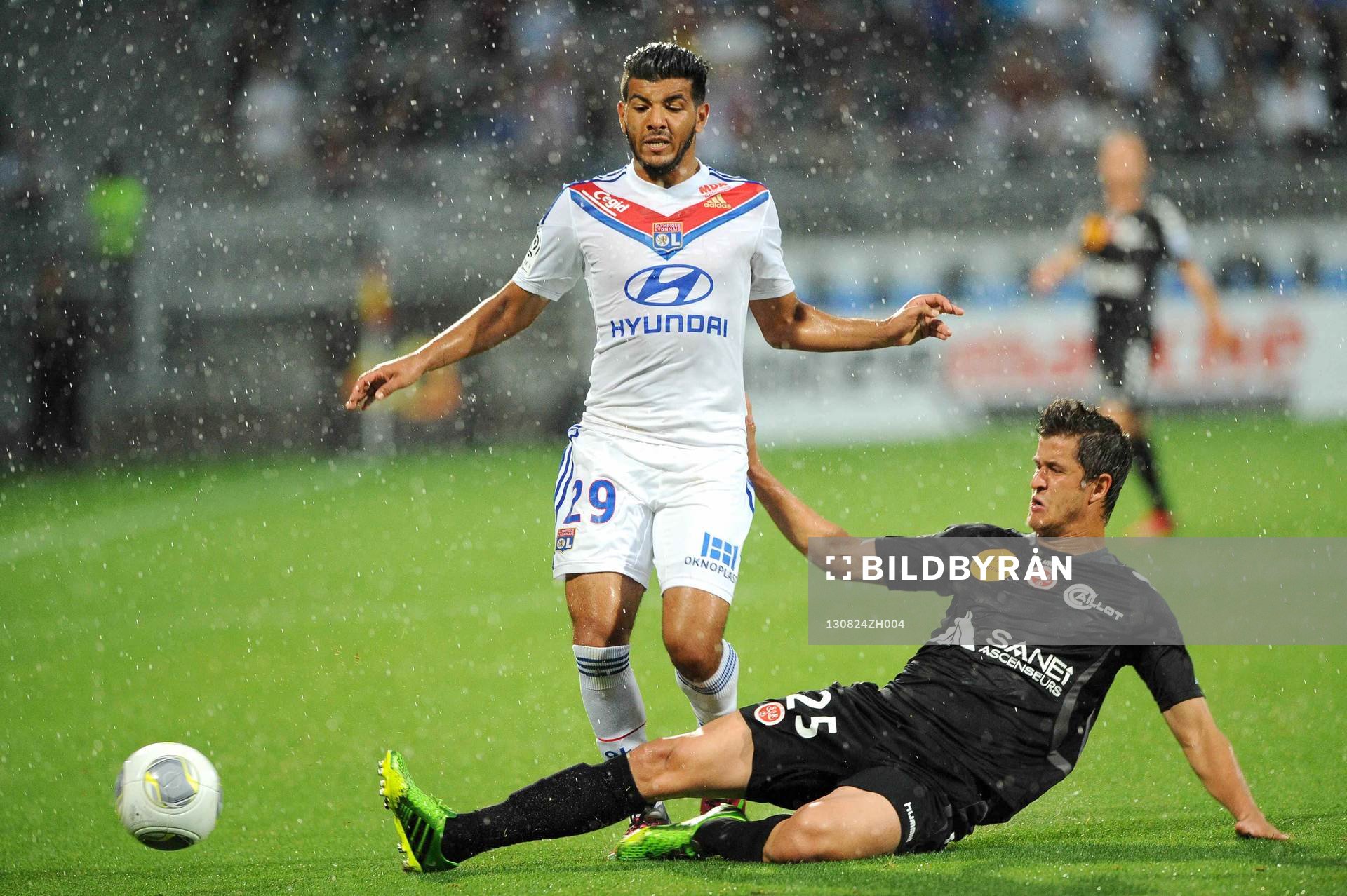Fares BEHLOULI / Anthony WEBER - 24.08.2013 - Lyon / Reims