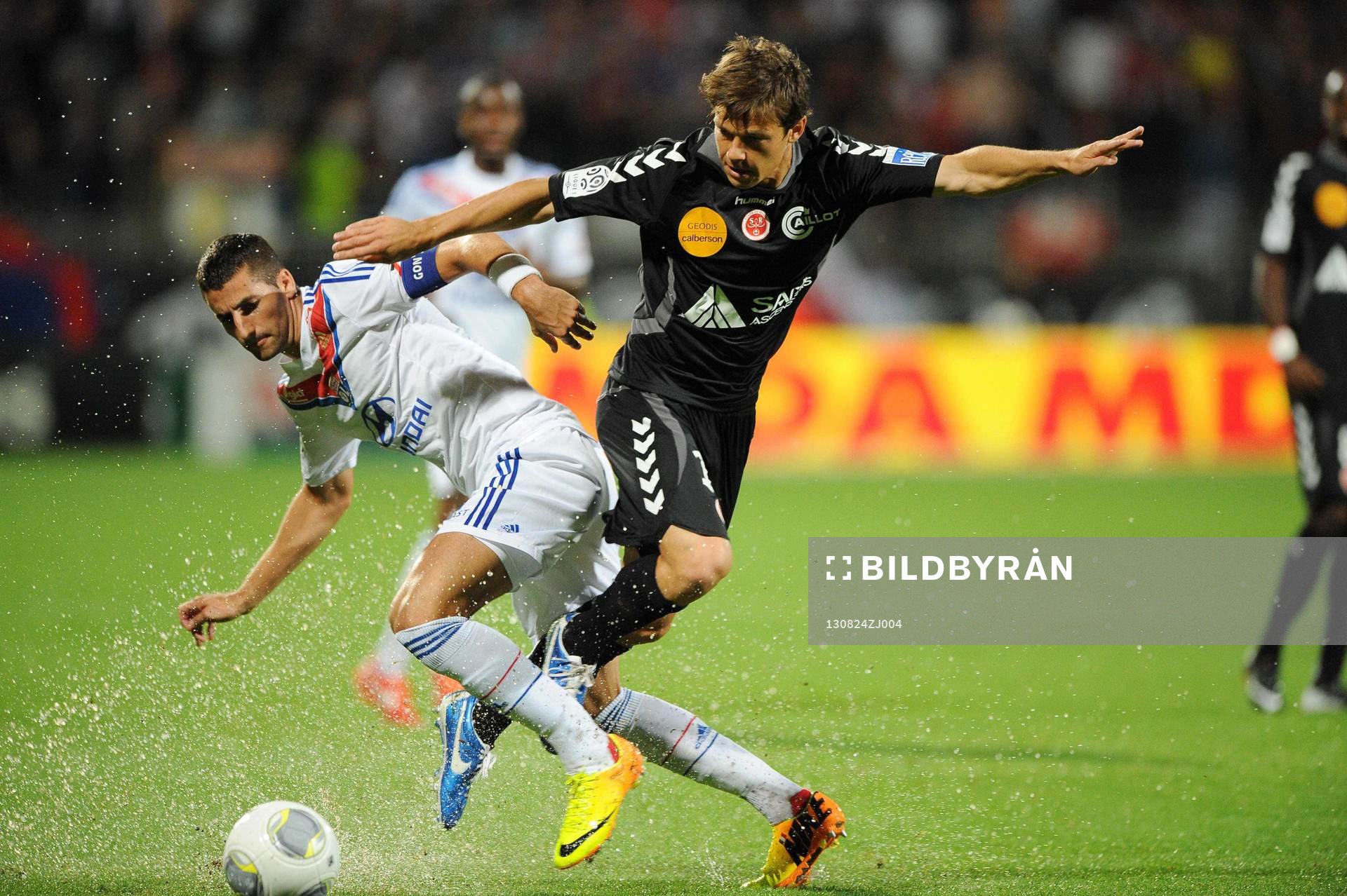 Maxime GONALONS / Mads ALBAEK - 24.08.2013 - Lyon / Reims -