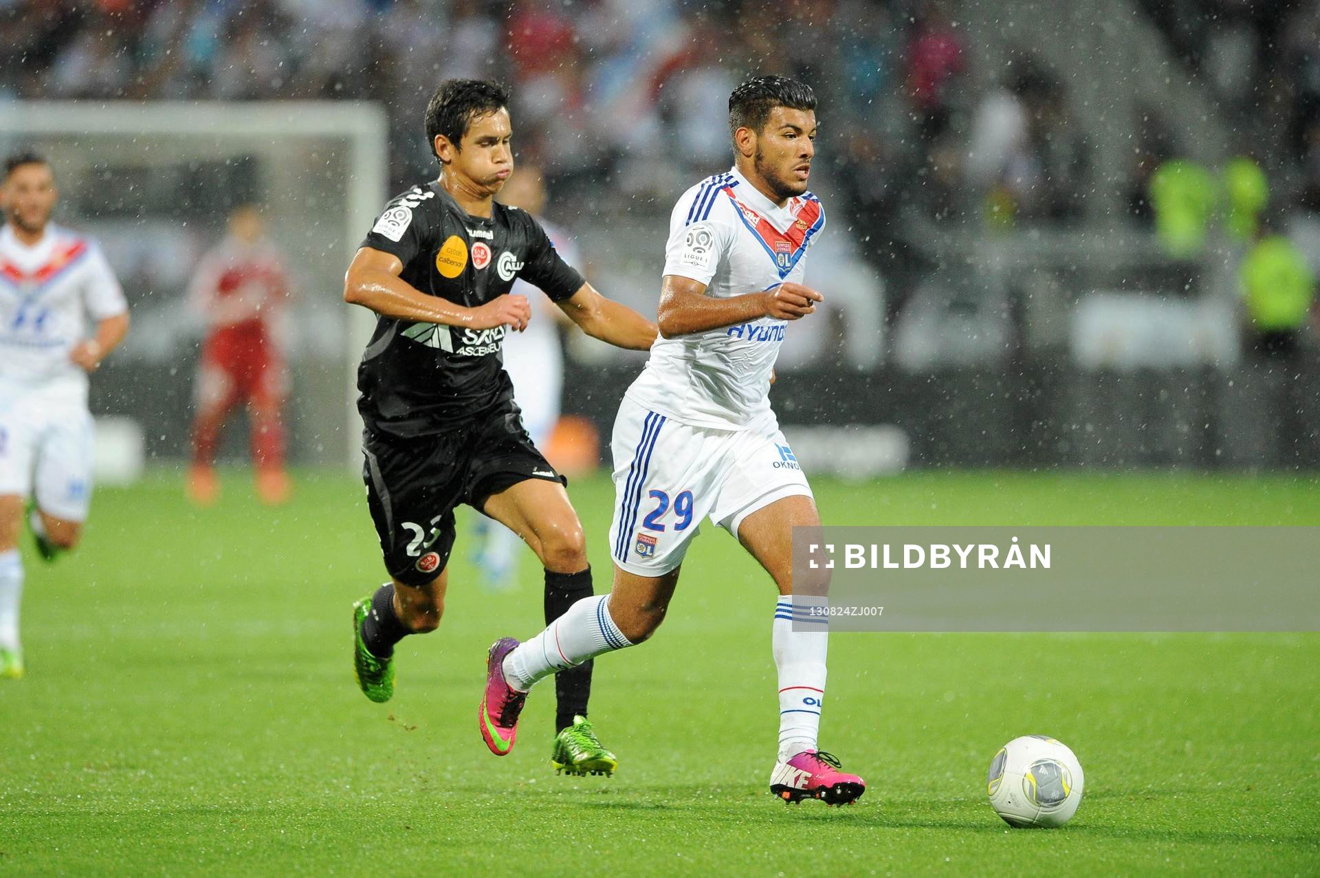 Aissa MANDI / Fares BAHLOULI - 24.08.2013 - Lyon / Reims -