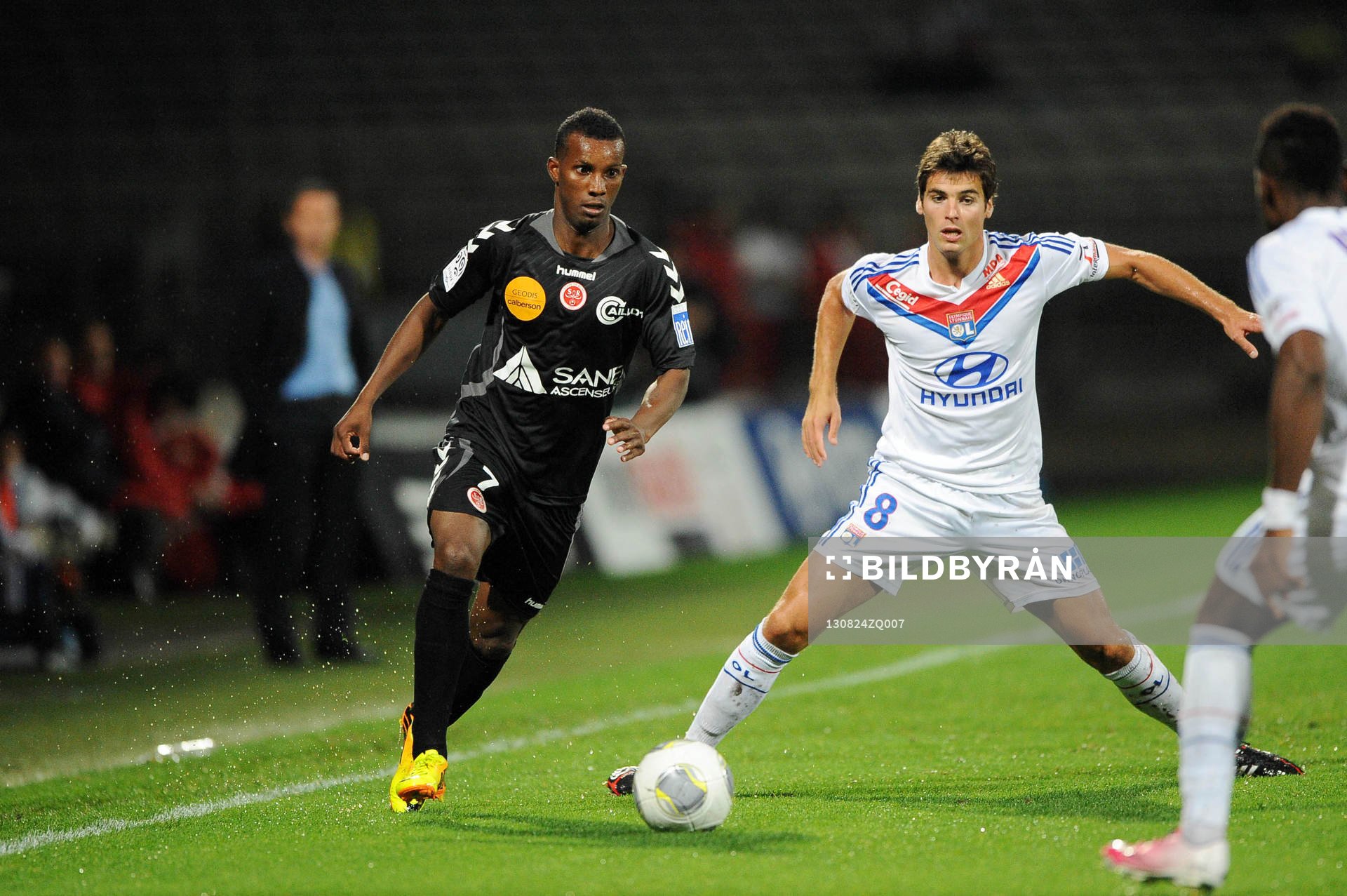 Odair FORTES / Yoann GOURCUFF - 24.08.2013 - Lyon / Reims -