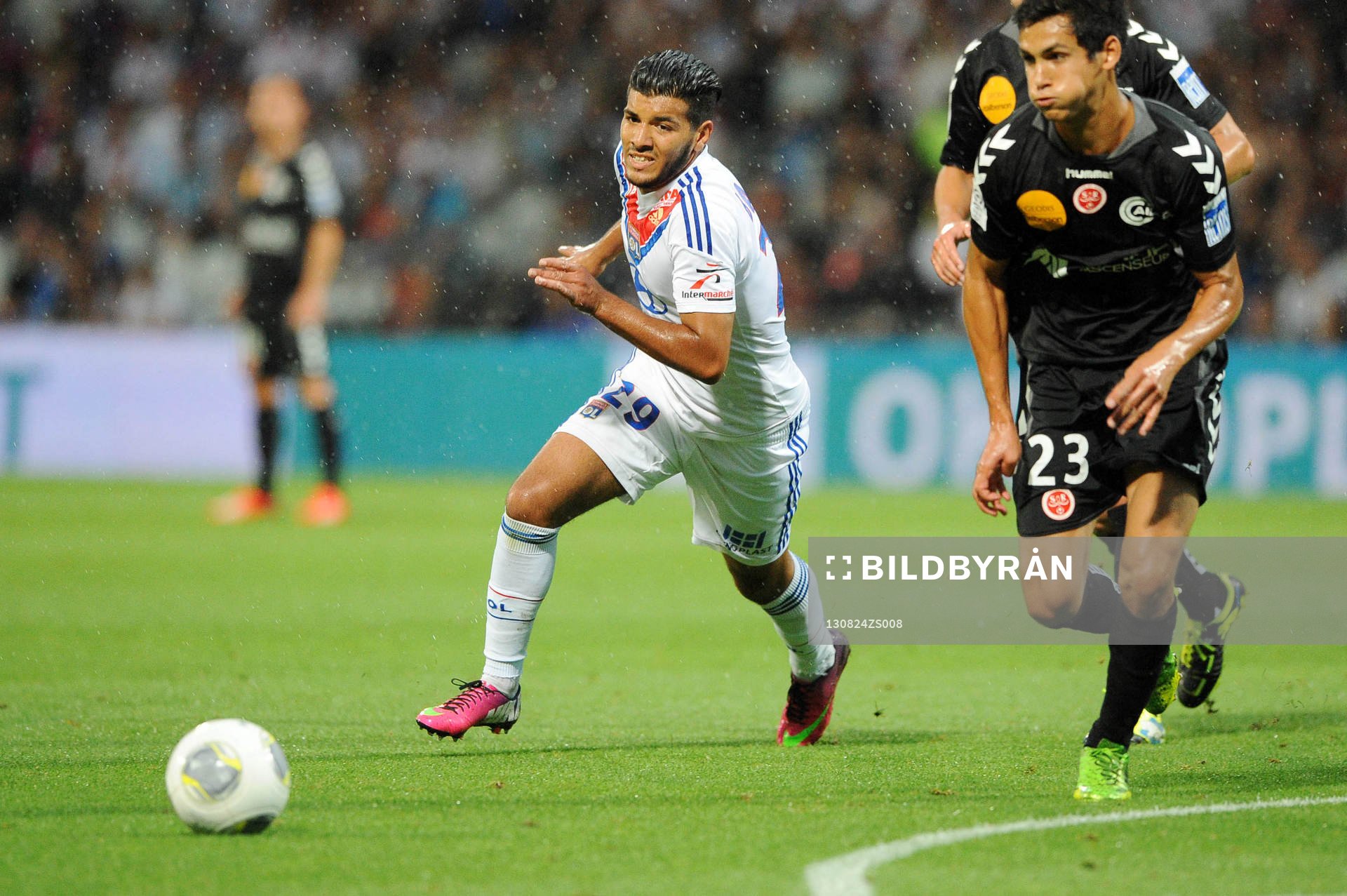Fares BAHLOULI / Aissa MANDI - 24.08.2013 - Lyon / Reims -