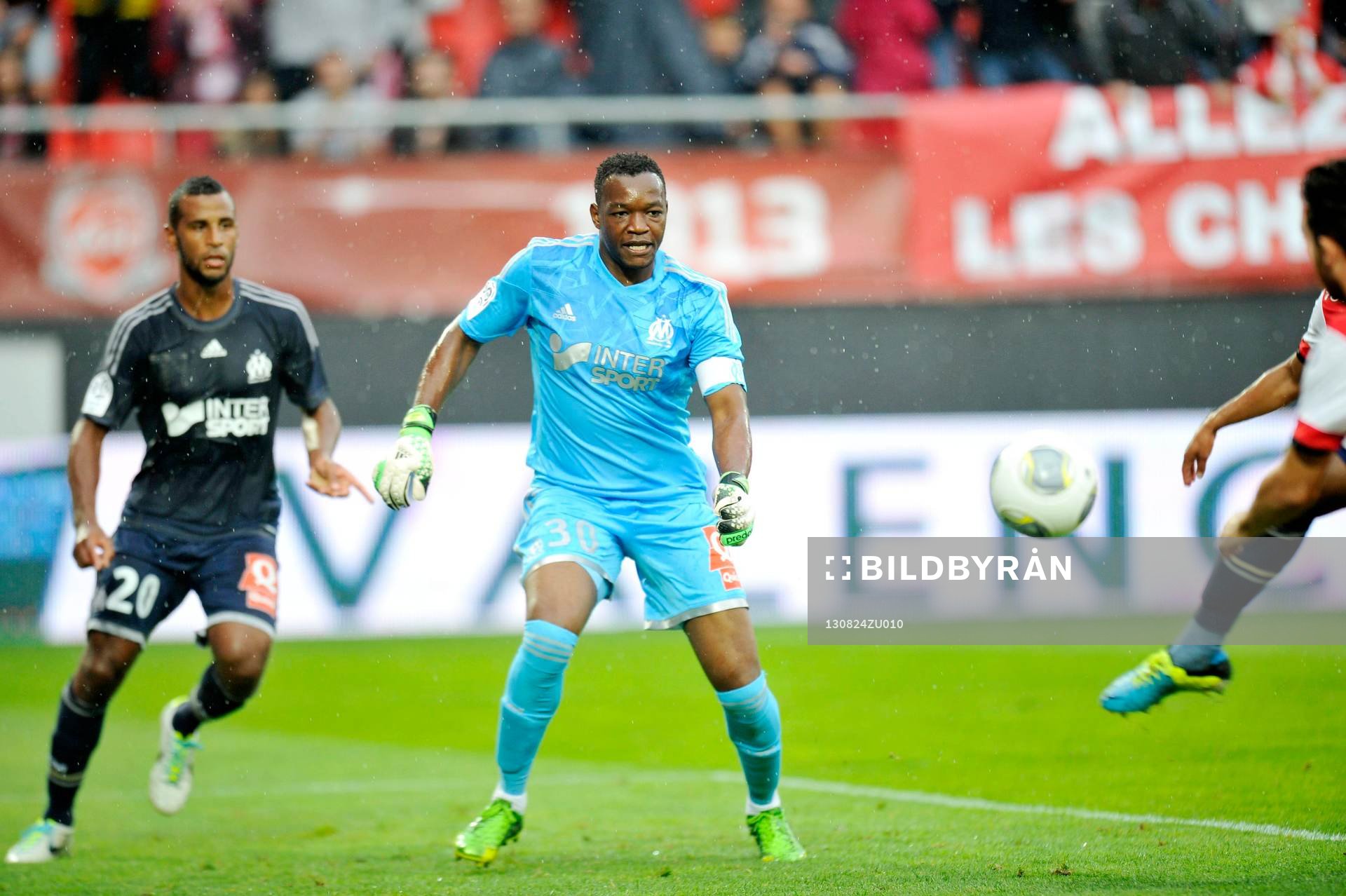  Fotboll, Lique 1, Valenciennes - Marseille: Steve MANDANDA - 24.08.2013 - Valenciennes / Marseille - 3eme Journee de Ligue 1