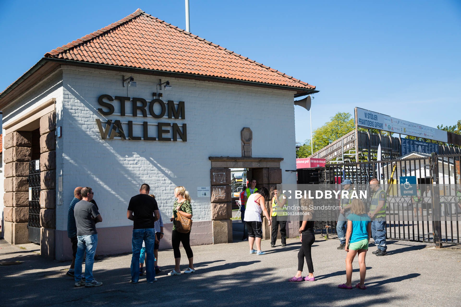 Generell vy över Gefles hemmaarena Strömvallen