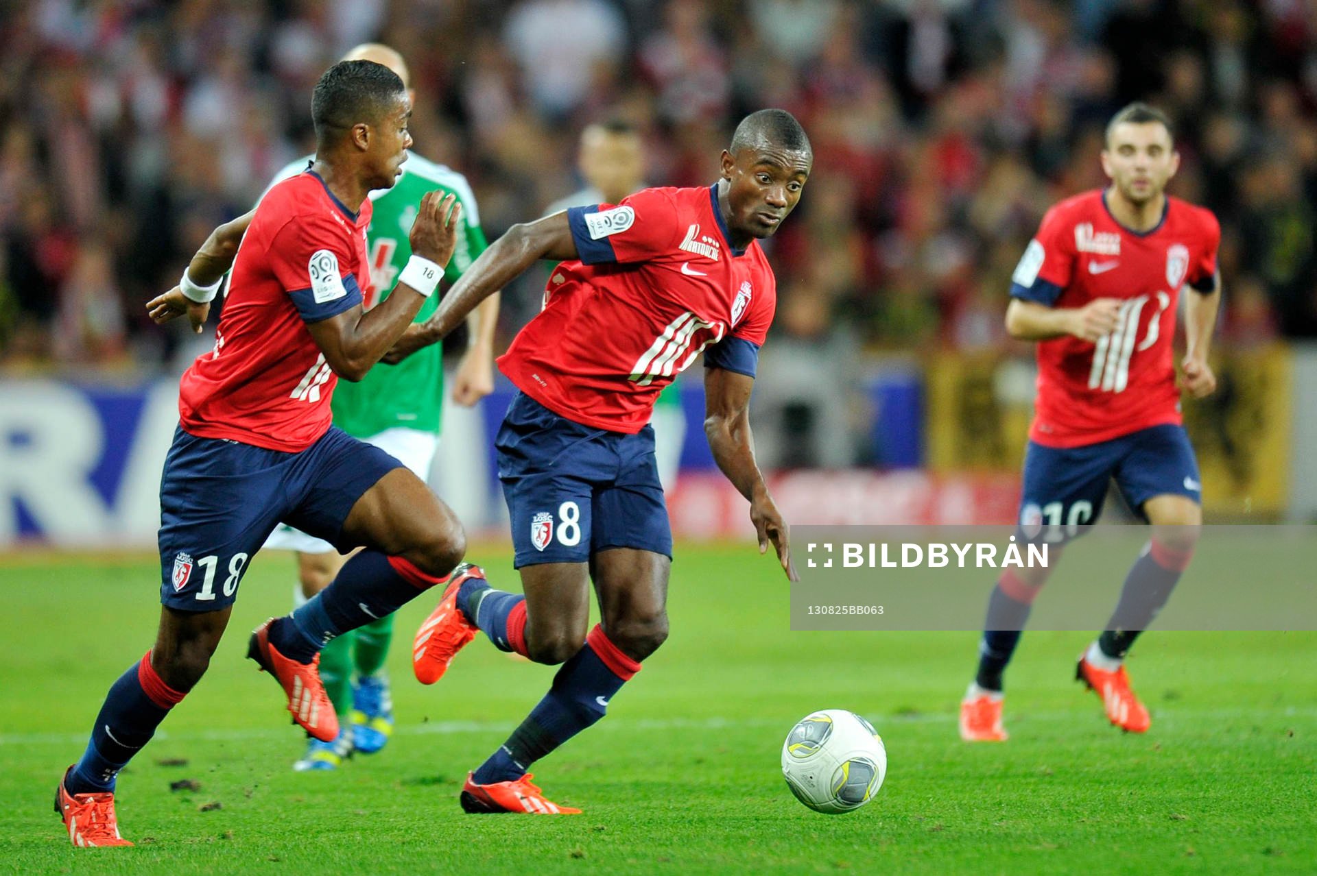 Franck BERIA / Salomon KALOU - 25.08.2013 - Lille / Saint