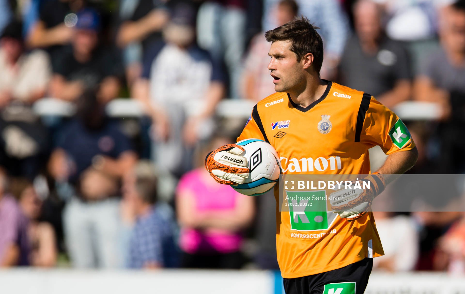 Gefles målvakt Emil Hedvall