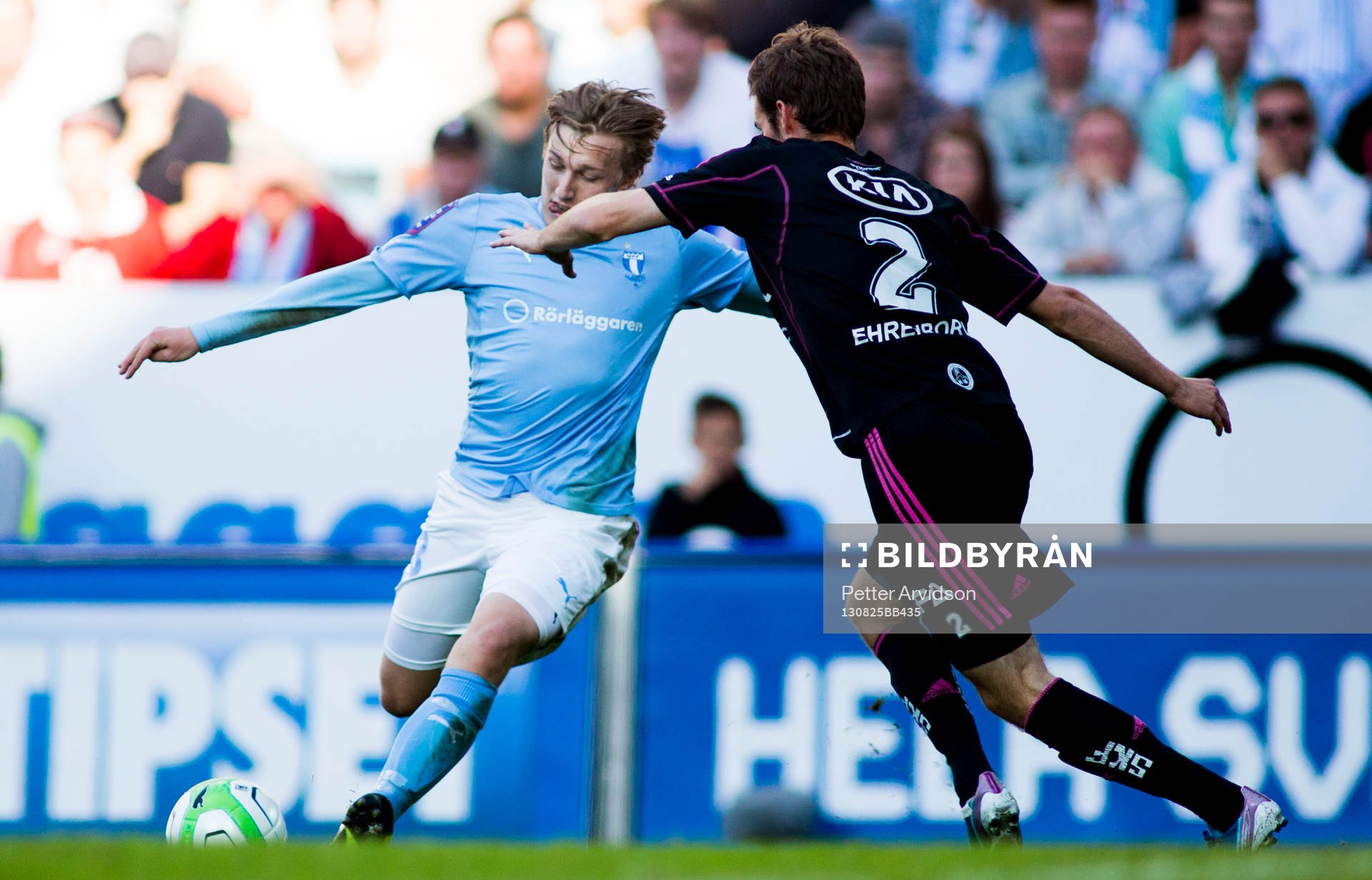 Malmö FFs Emil Forsberg skjuter in 2-1 målet