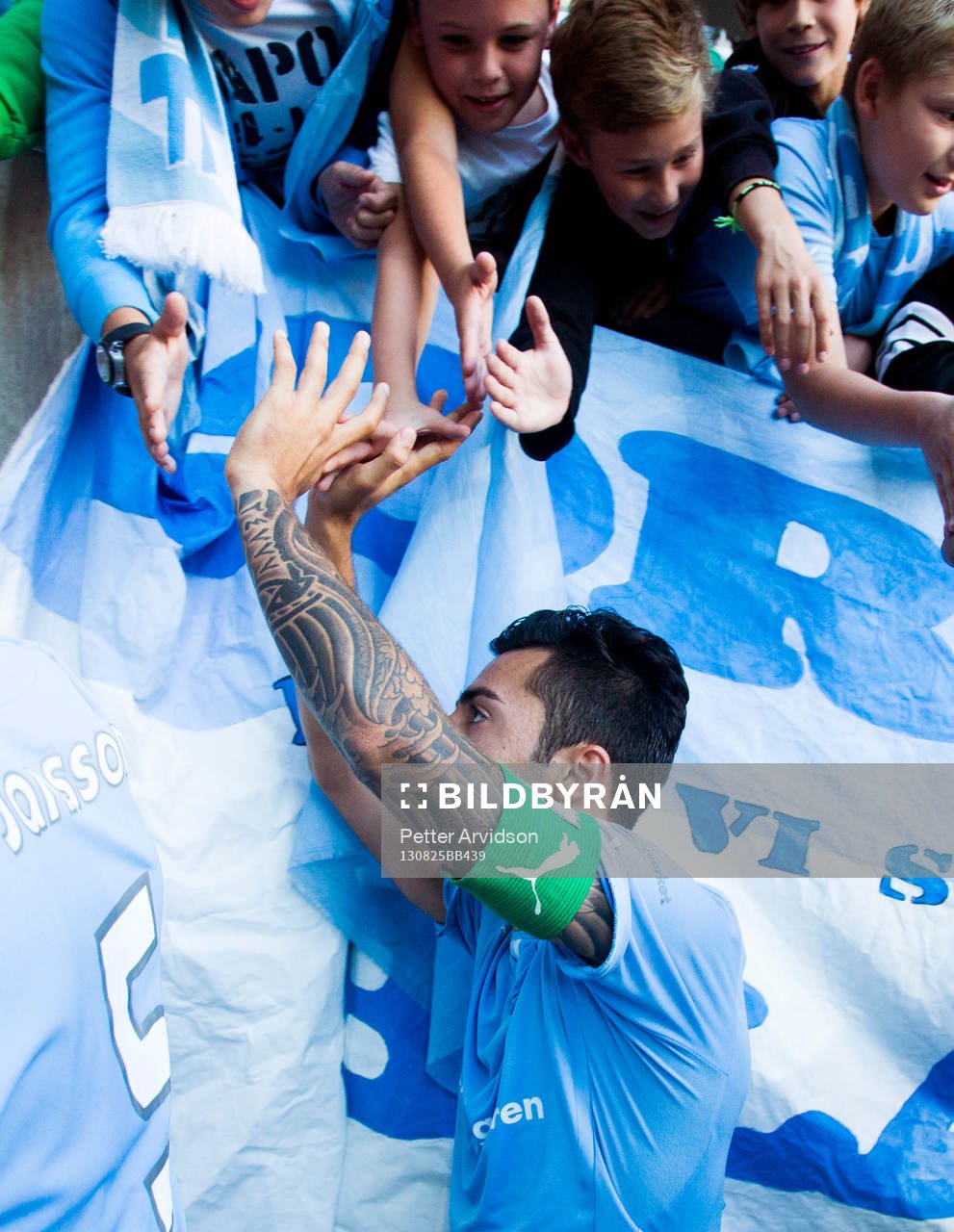 Malmö FFs Jiloan Hamad tackar publiken