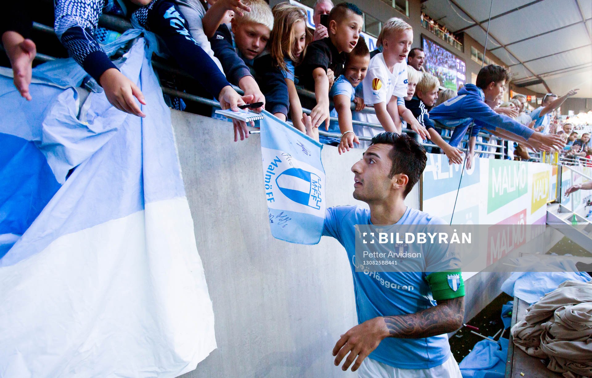 Malmö FFs Jiloan Hamad tackar publiken