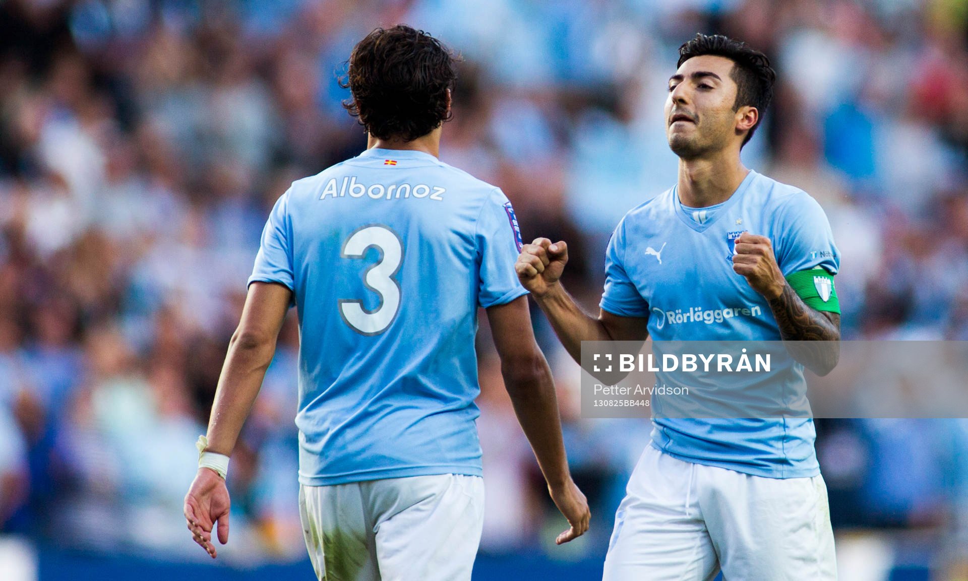Malmö FFs Jiloan Hamad jublar