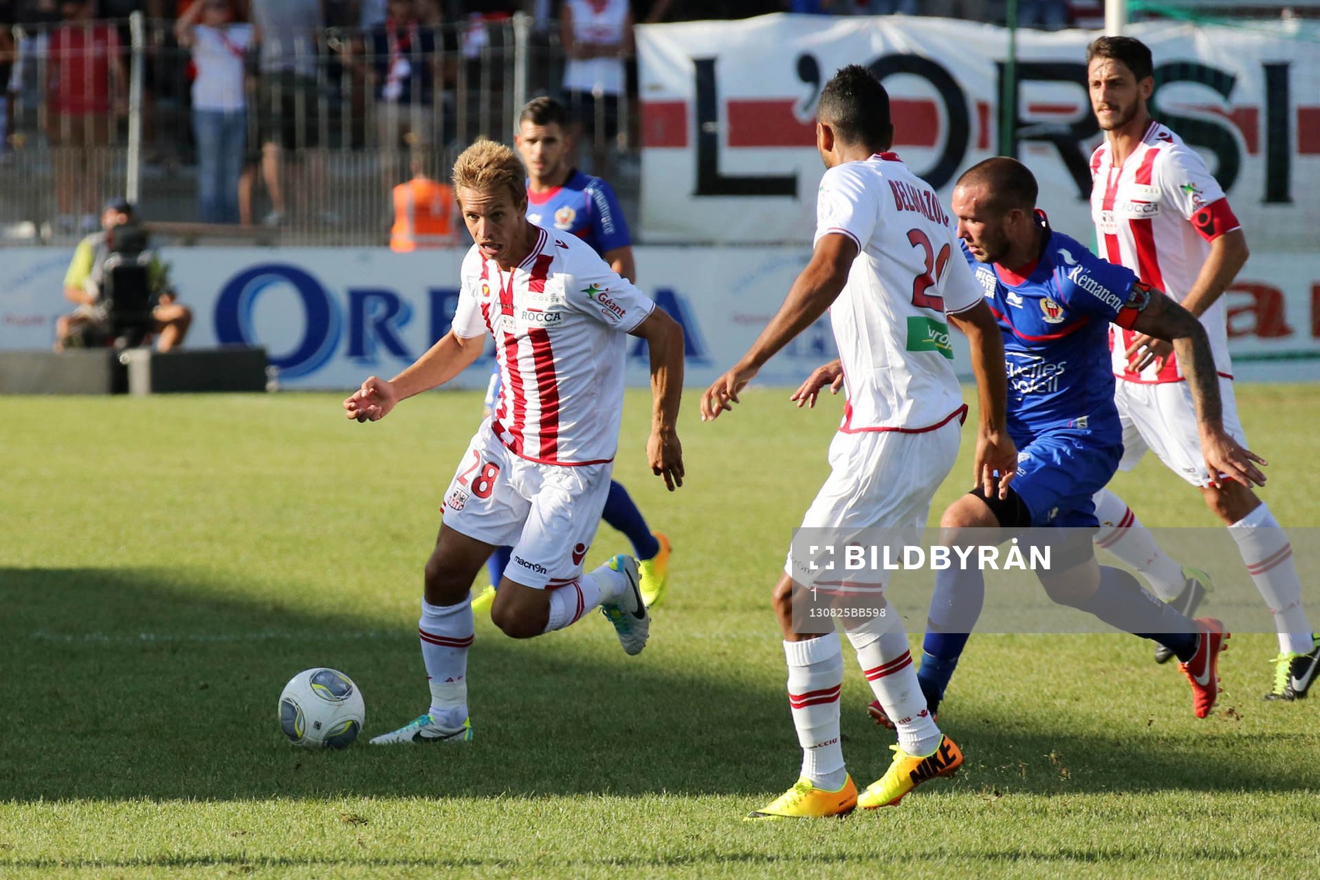 Fotboll, Lique 1, Ajaccio - Nice: Benoit PEDRETTI - 25.08.2013 - Ajaccio / Nice - 3e journee Ligue 1