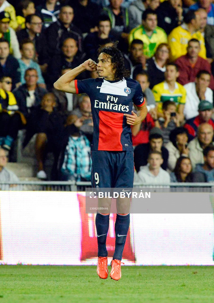 Joie Edinson CAVANI - 25.08.2013 - Nantes / Paris Sant