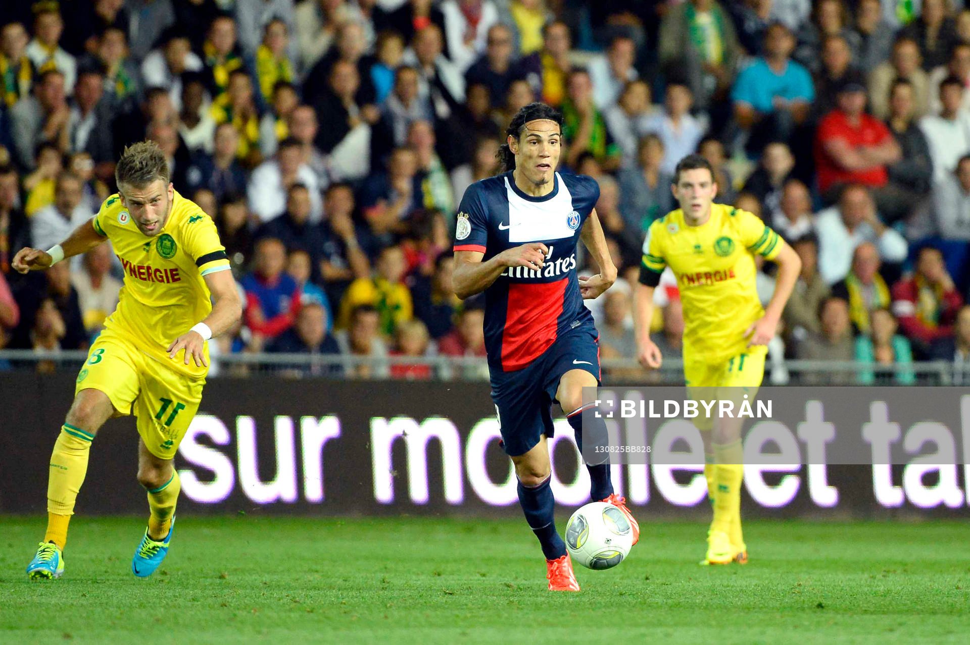 Edinson CAVANI - 25.08.2013 - Nantes / Paris Sant Germain -