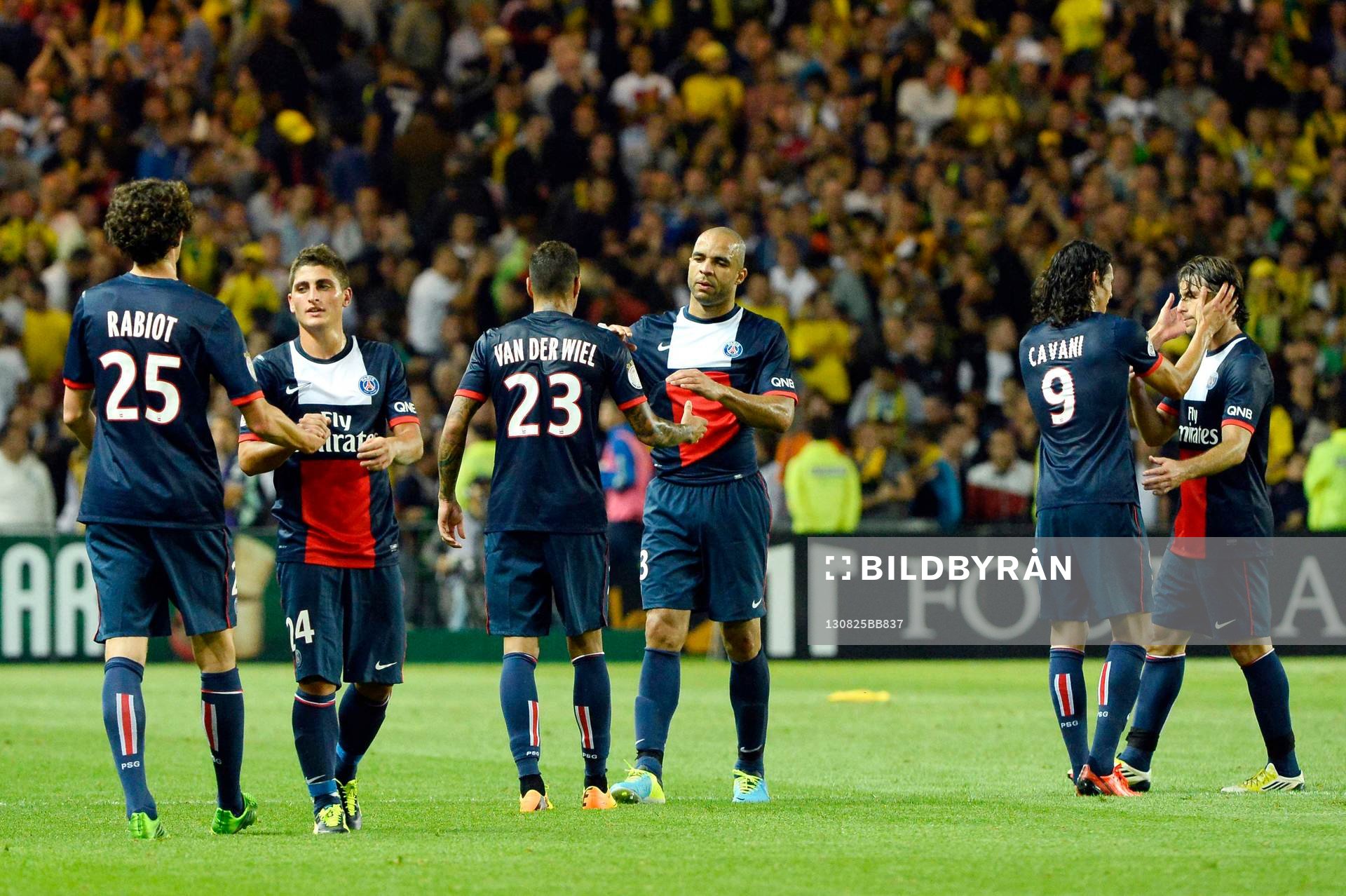 Joie PSG - 25.08.2013 - Nantes / Paris Sant Germain - 3e