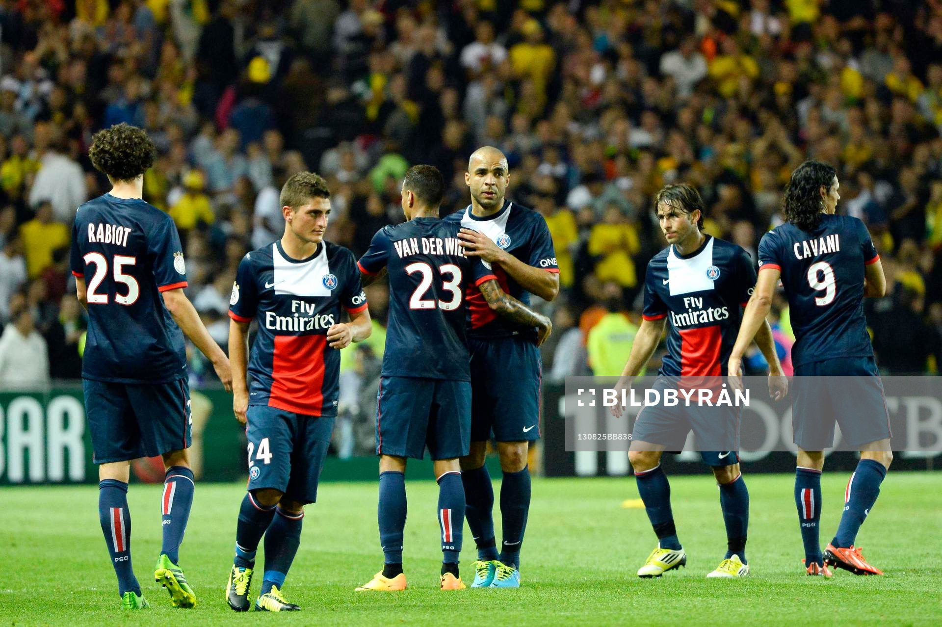 Joie PSG - 25.08.2013 - Nantes / Paris Sant Germain - 3e