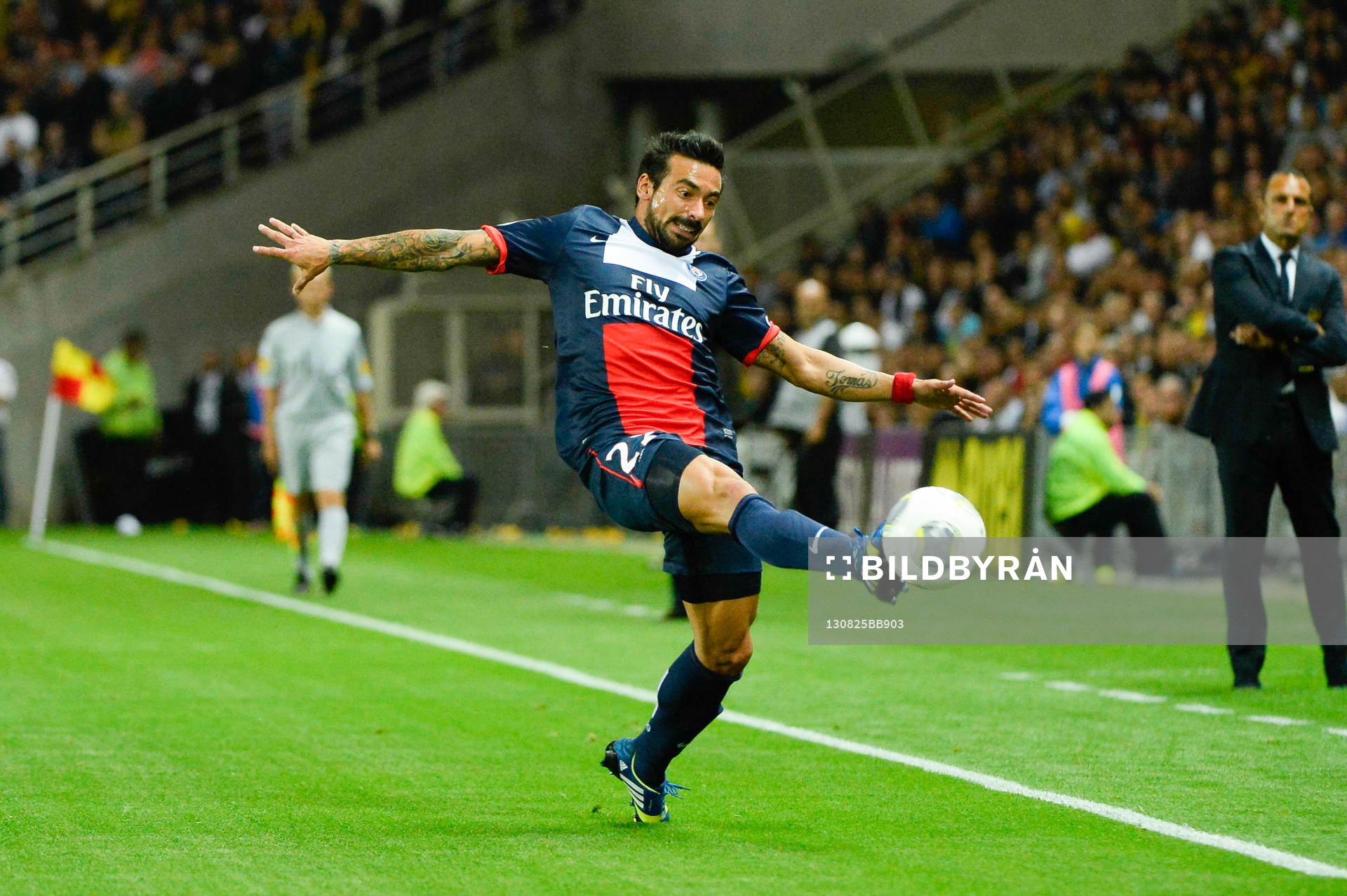 Ezequiel LAVEZZI - 25.08.2013 - Nantes / Paris Saint