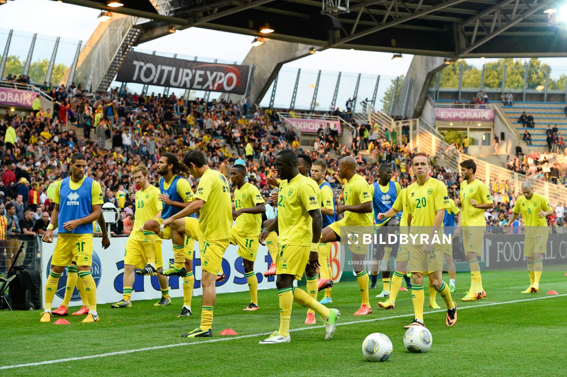 Groupe Equipe Nantes - Adrien TREBEL - 25.08.2013 - Nantes