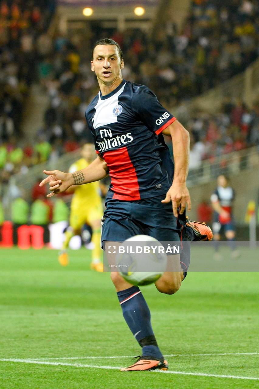 Zlatan IBRAHIMOVIC - 25.08.2013 - Nantes / Paris Saint