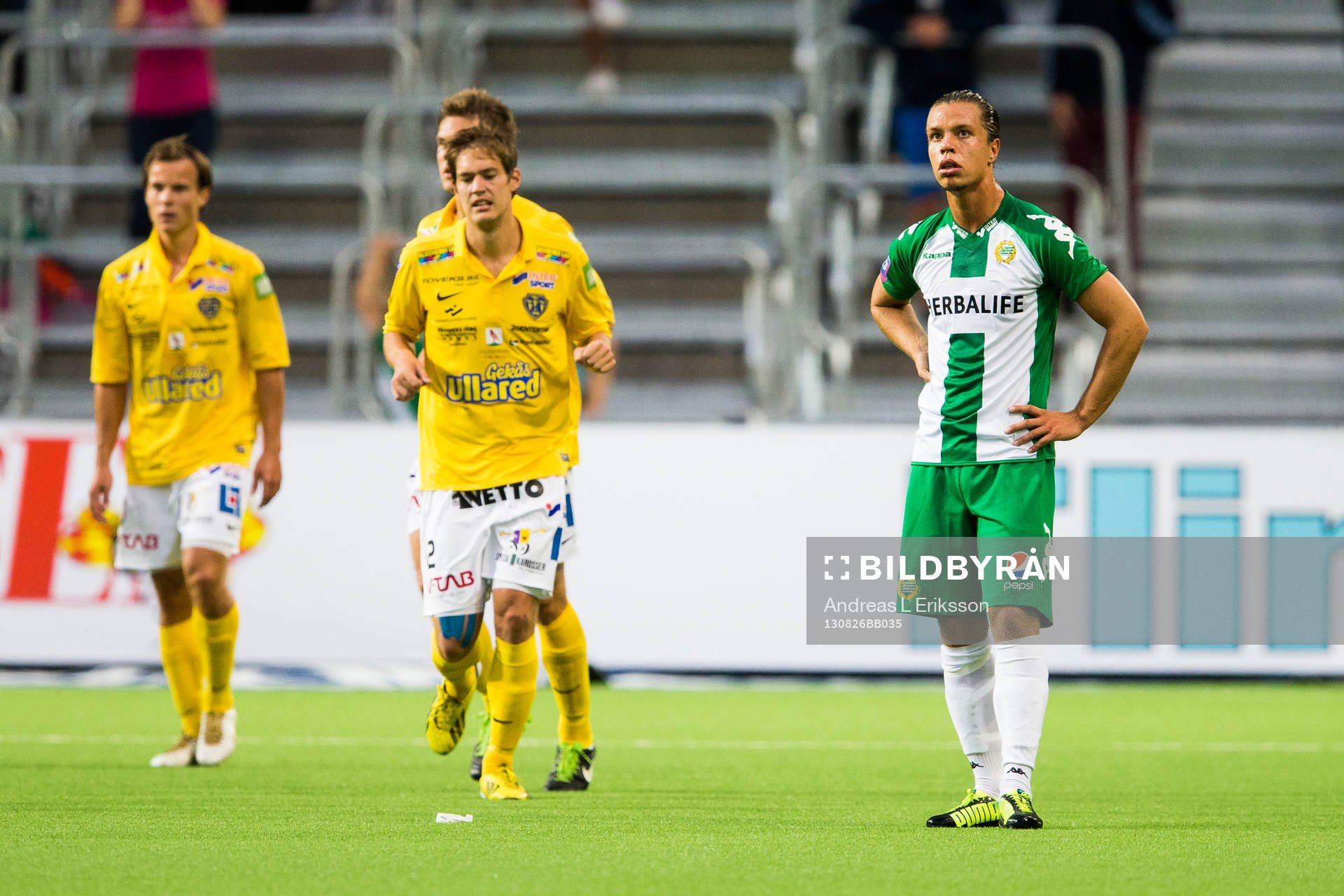 Hammarbys Erik Figueroa deppar