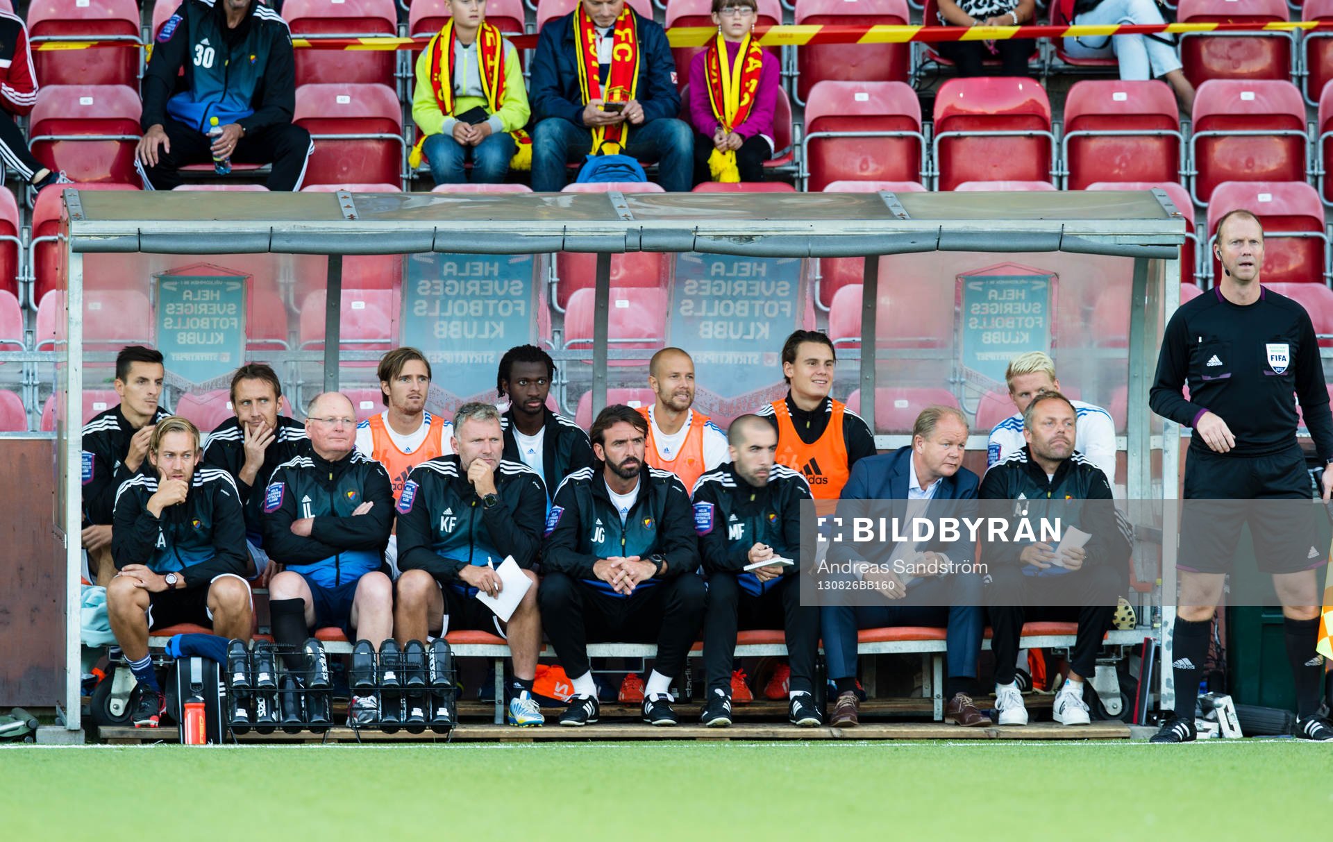 Djurgårdens avbytarbänk