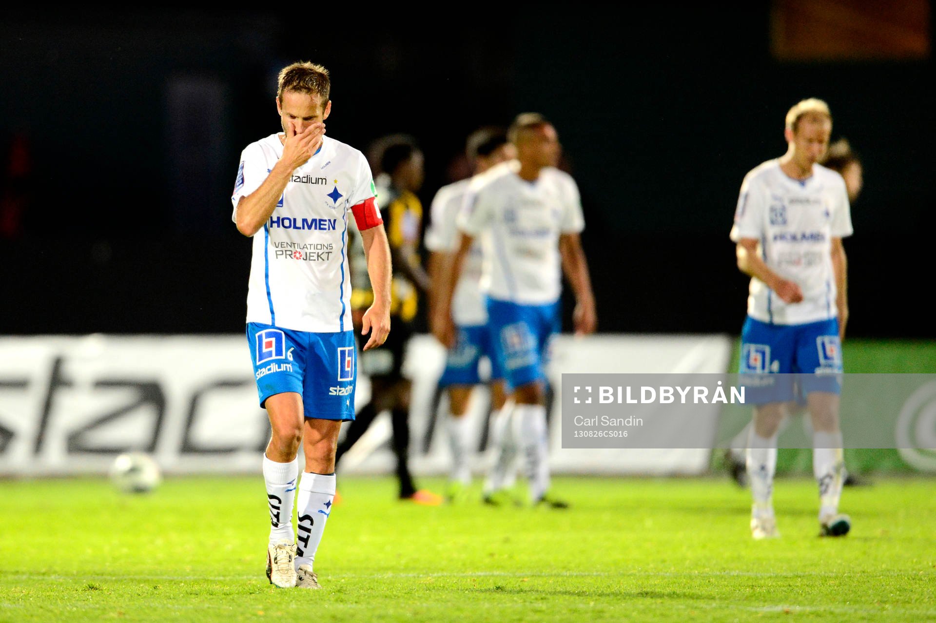 Norrköpings Mathias Florén deppar