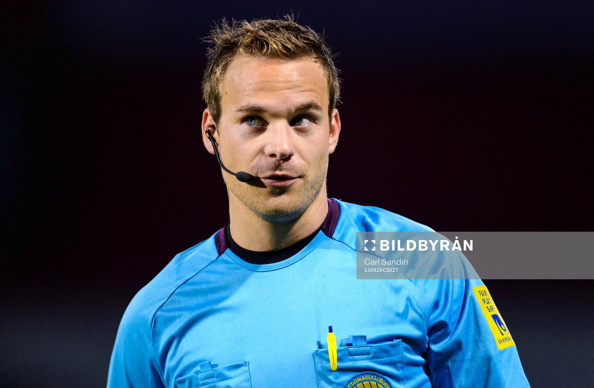 Domare Kristoffer Karlsson från Helsingborg