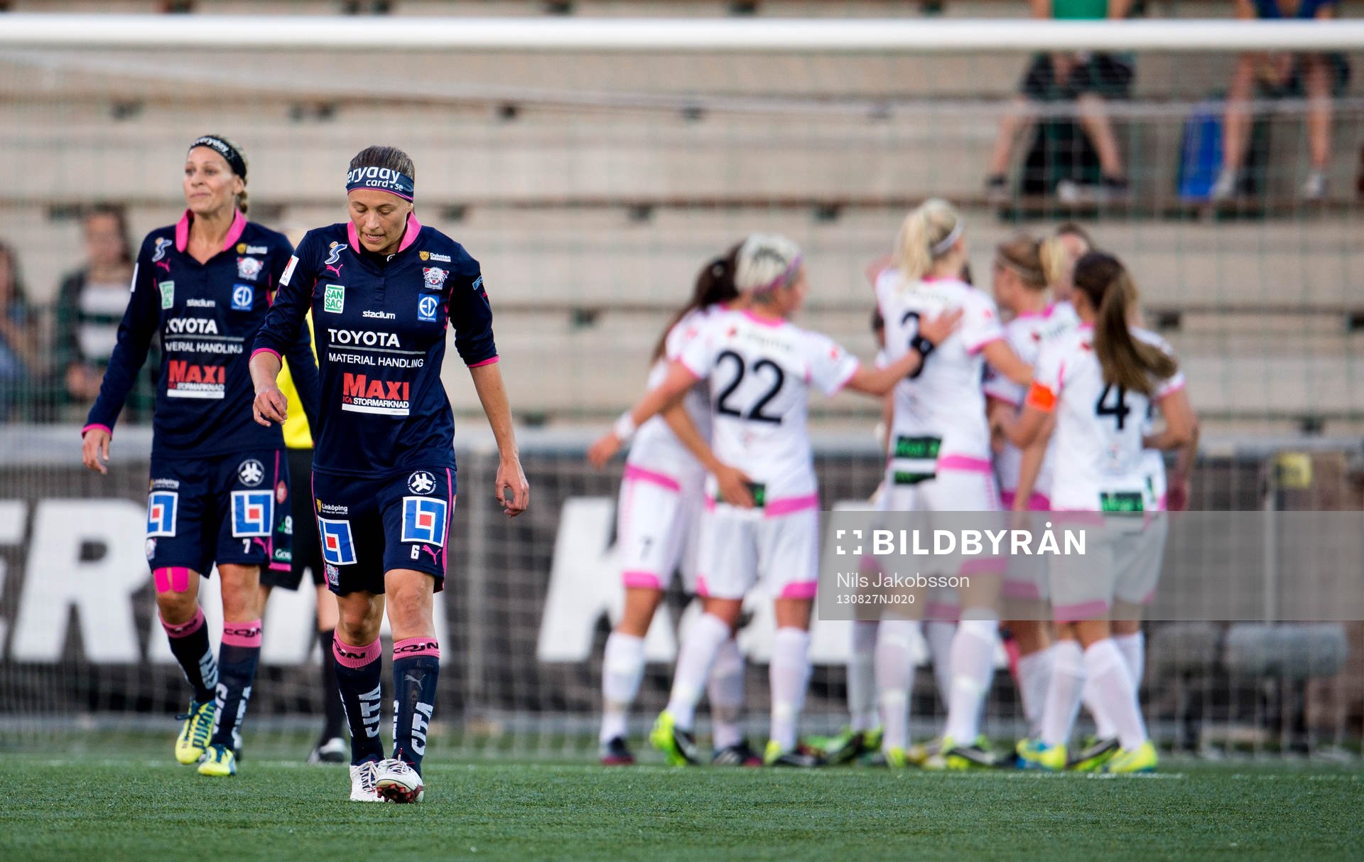 Linköpings Charlotte Rohlin och Mariann Gajhede Knudsen
