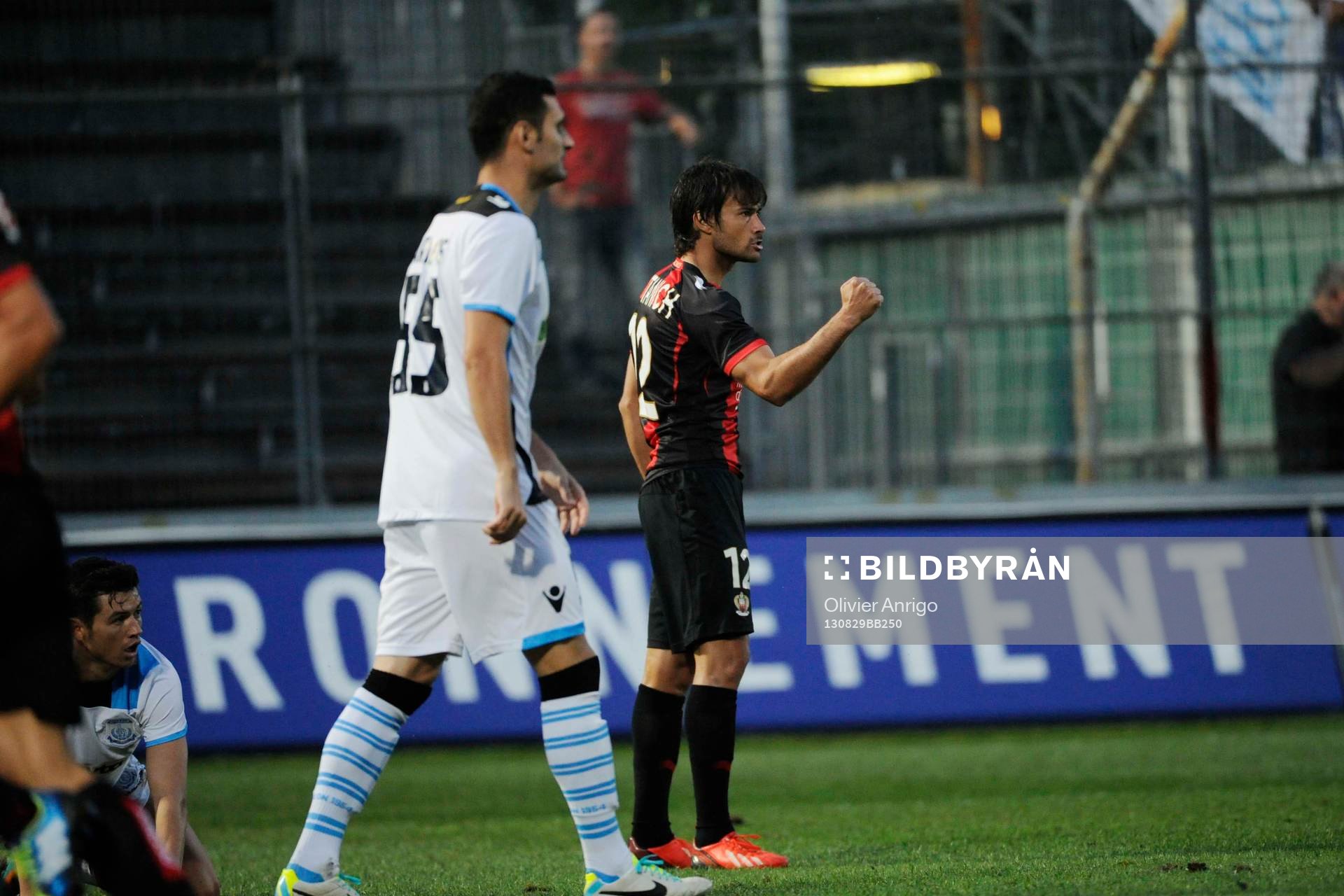 Fotboll, Kval till Europa League, Nice - Apollon Limassol: Dario Cvitanich - 29.08.2013 - Nice / Apollon Limassol - Europa League 2013