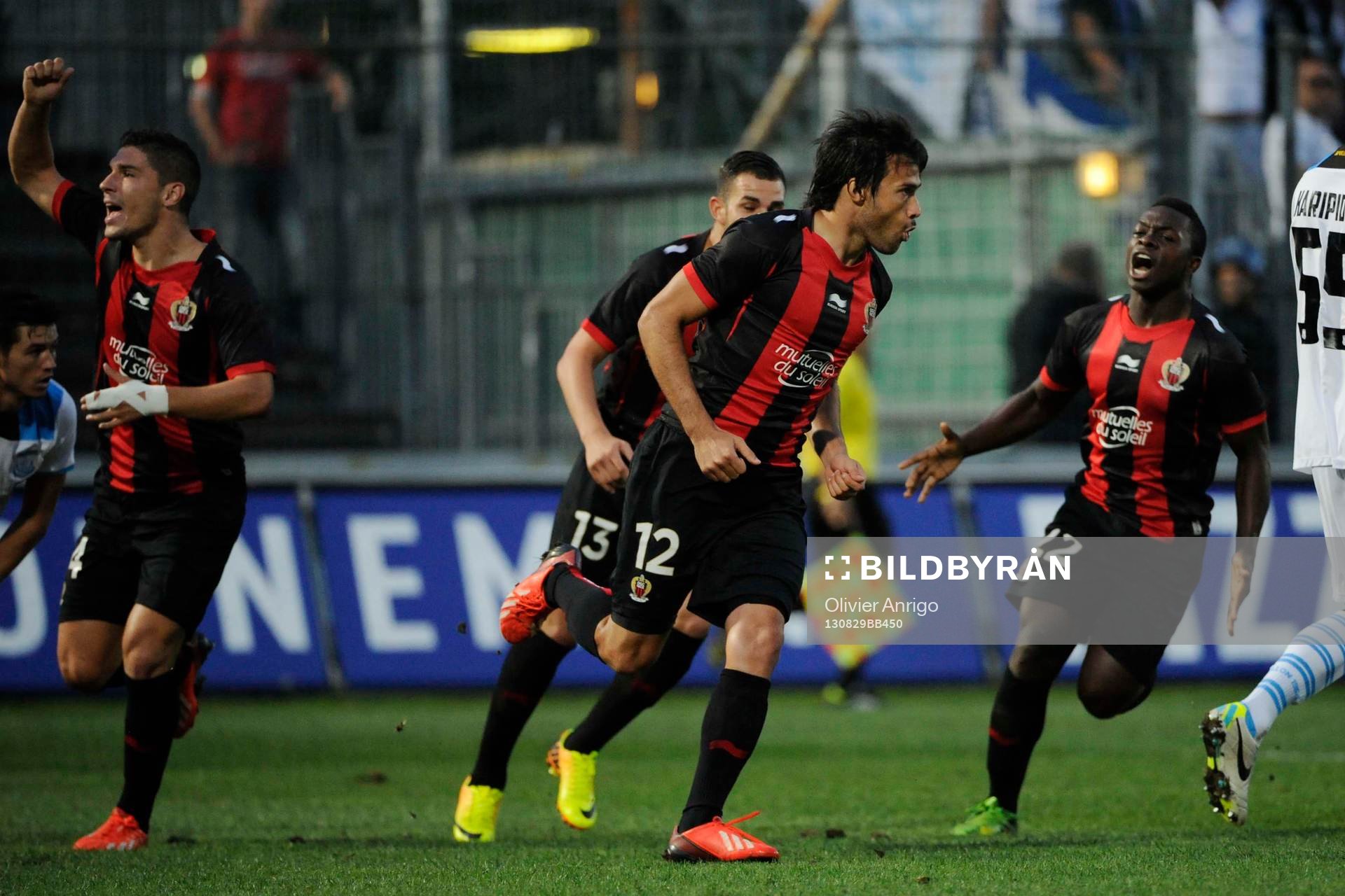 Fotboll, Kval till Europa League, Nice - Apollon Limassol: Dario Cvitanich - 29.08.2013 - Nice / Apollon Limassol - Europa League 2013