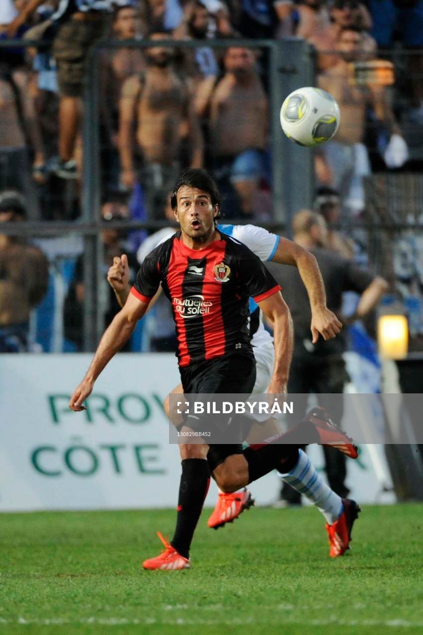 Fotboll, Kval till Europa League, Nice - Apollon Limassol: Dario Cvitanich - 29.08.2013 - Nice /  Apollon Limassol - Europa League 2013
