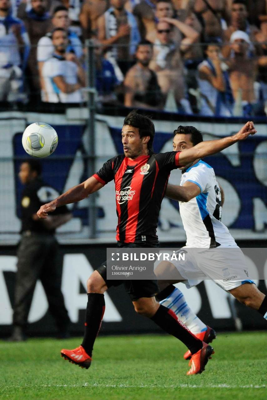 Fotboll, Kval till Europa League, Nice - Apollon Limassol: Dario Cvitanich - 29.08.2013 - Nice / Apollon Limassol - Europa League 2013
