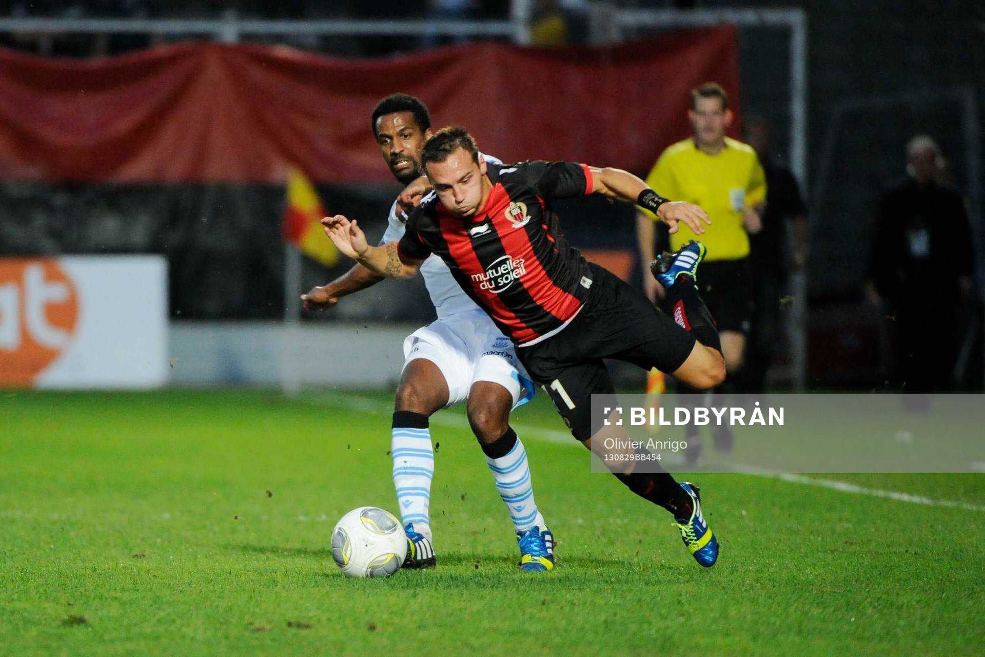 Fotboll, Kval till Europa League, Nice - Apollon Limassol: Hamdani Rachid / Eric Bautheac - 29.08.2013 - Nice / Apollon Limassol - Europa League 2013