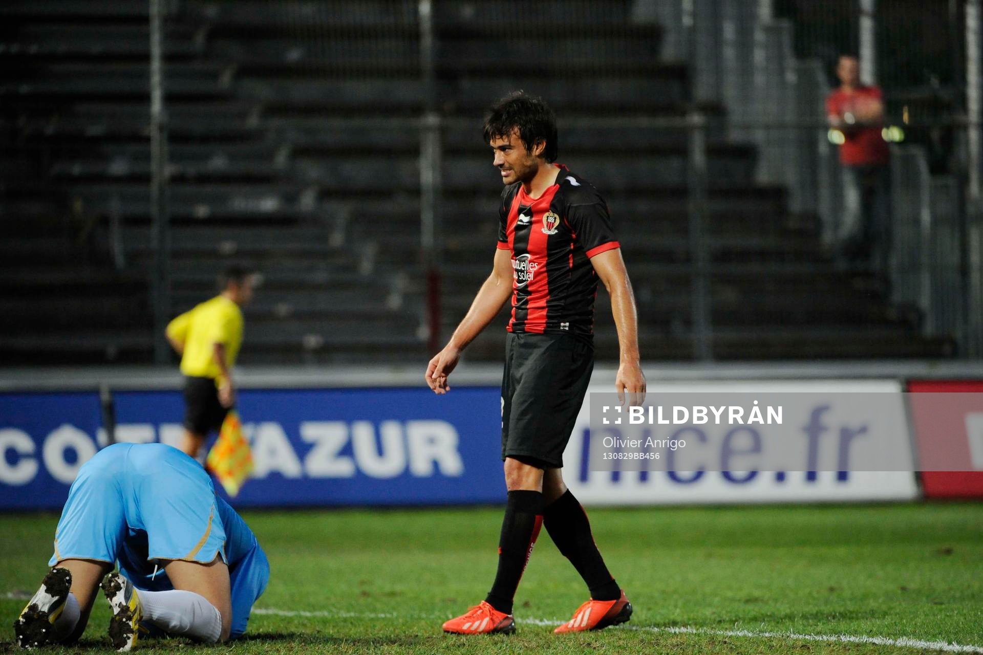 Fotboll, Kval till Europa League, Nice - Apollon Limassol: Vale Bruno / Dario Cvitanich - 29.08.2013 - Nice / Apollon Limassol - Europa League 2013